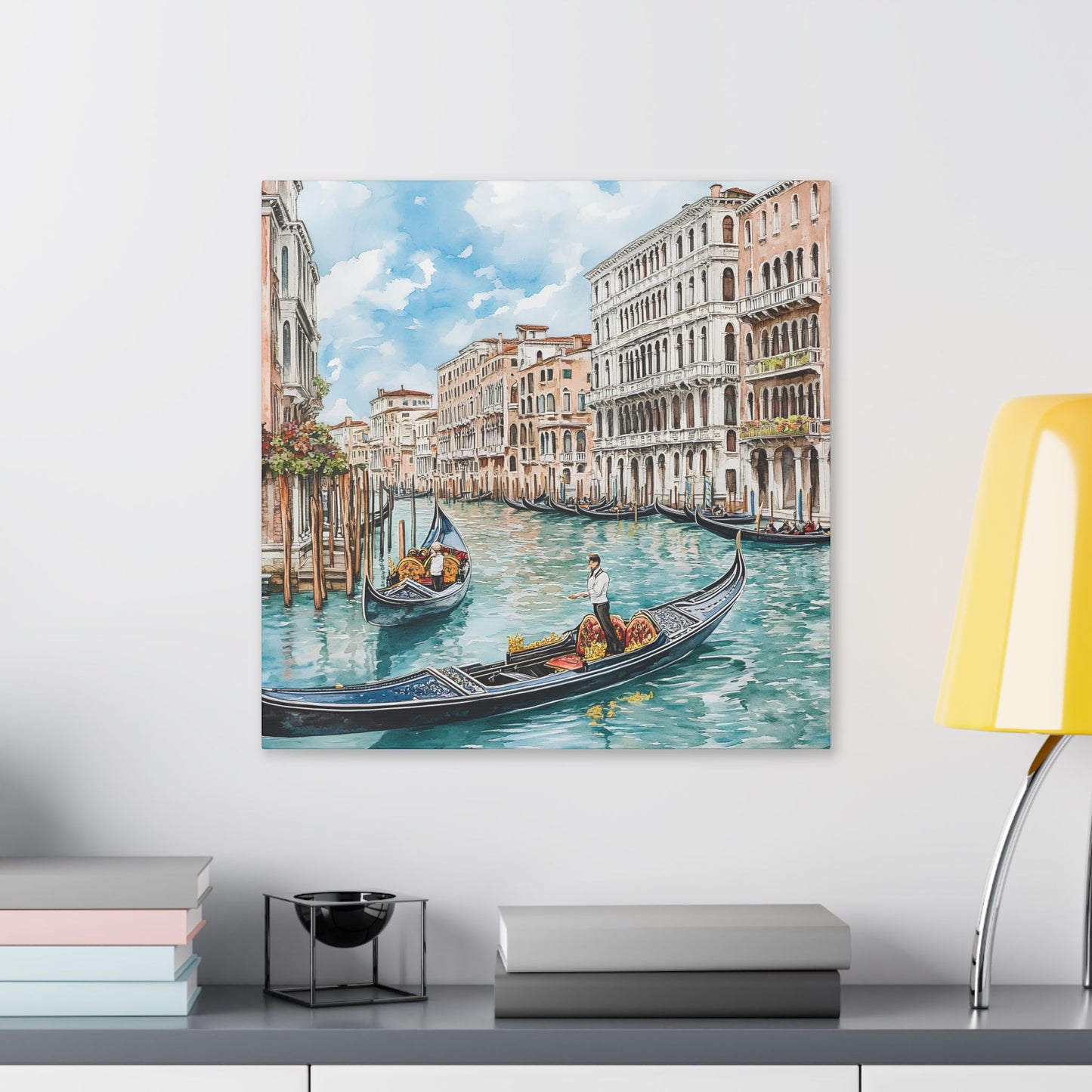 Gondolas on the Grand Canal Canvas