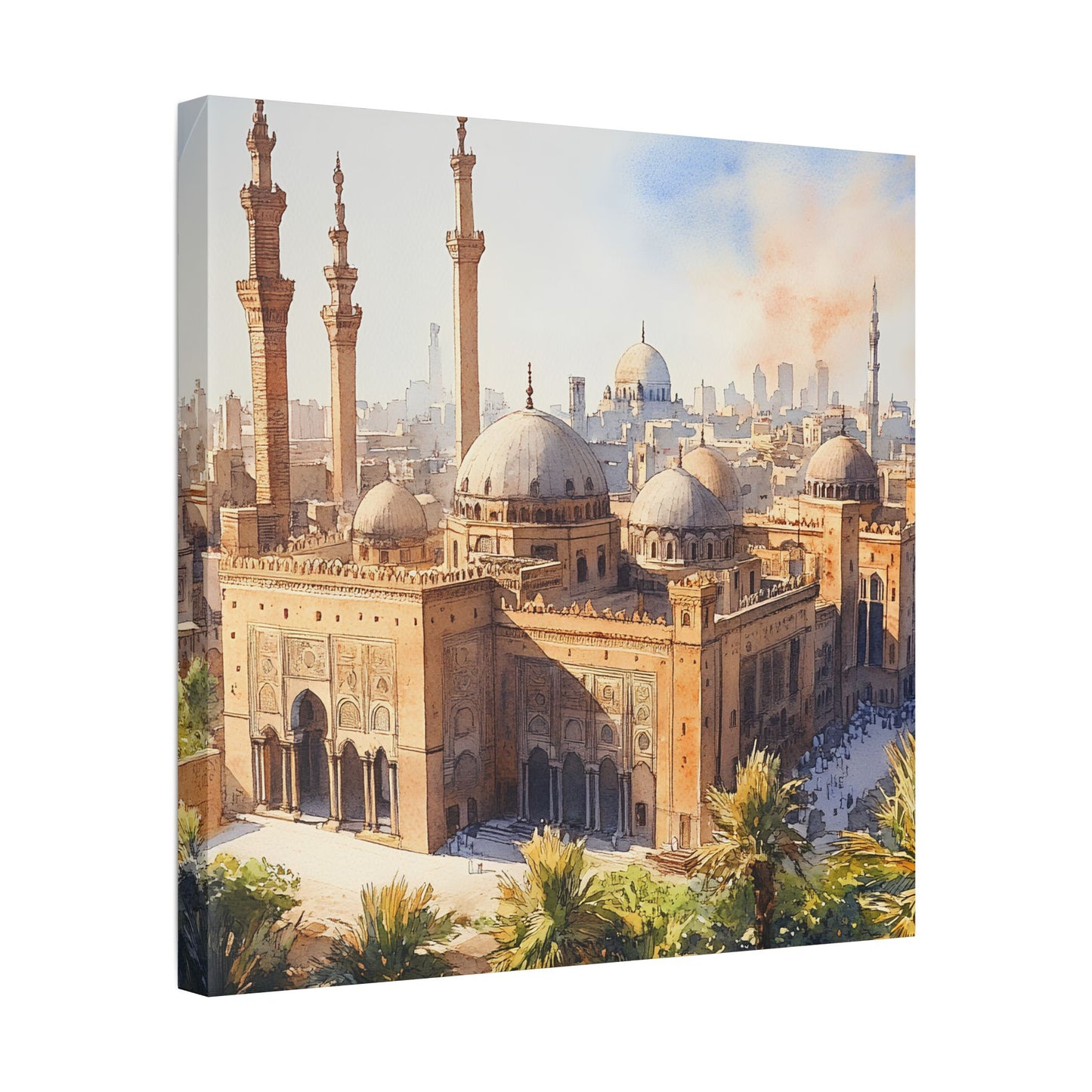 Cairo Citadel and Mosque of Muhammad Ali Canvas