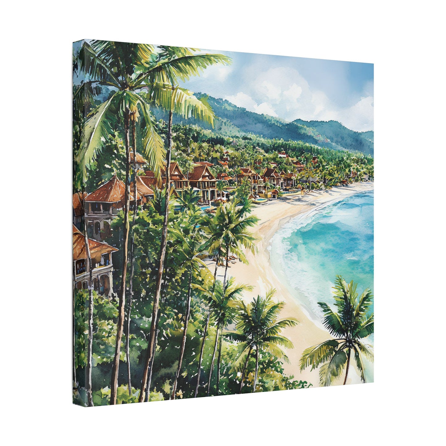 Chaweng Beach Sunrise Canvas