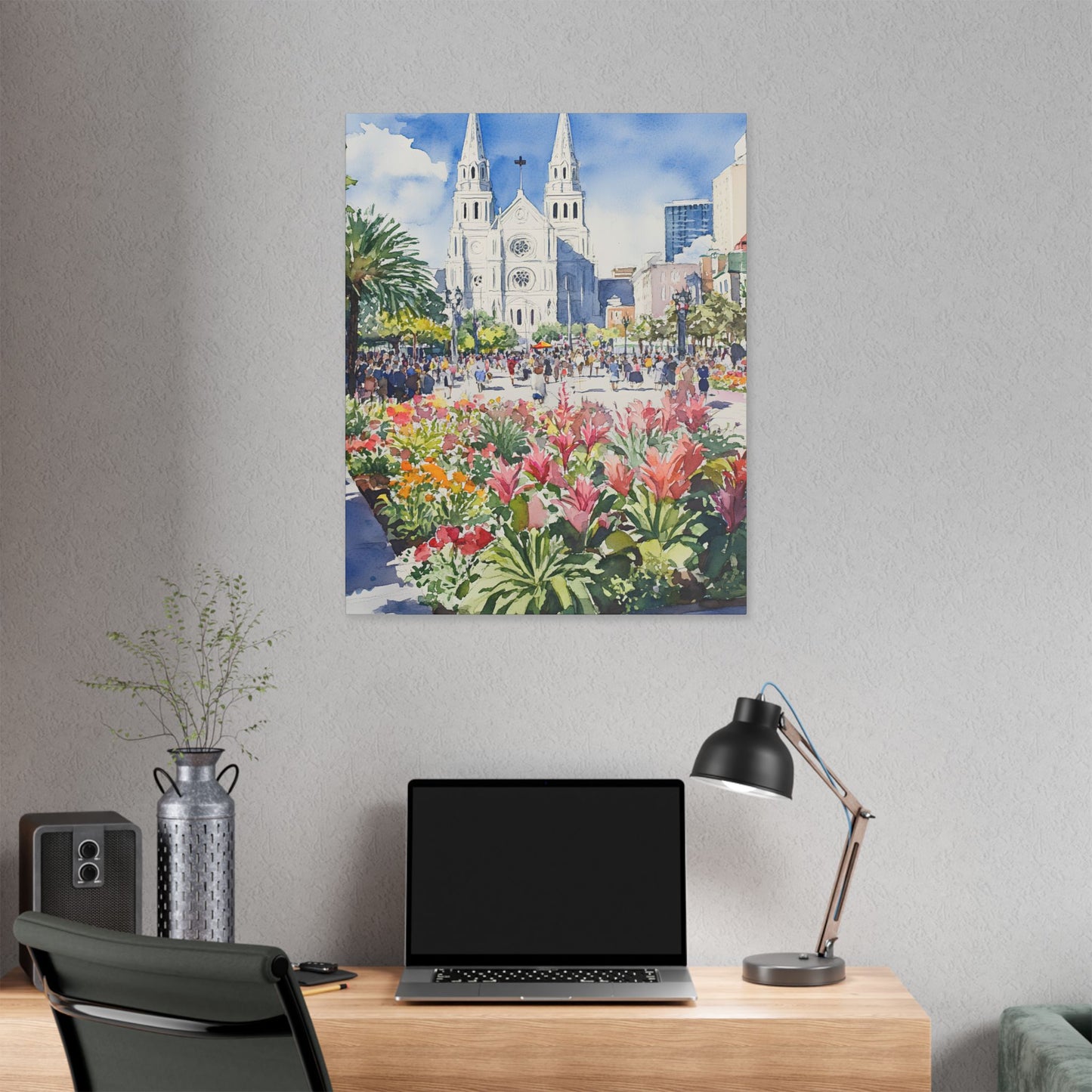 St. Louis Cathedral and Jackson Square Canvas