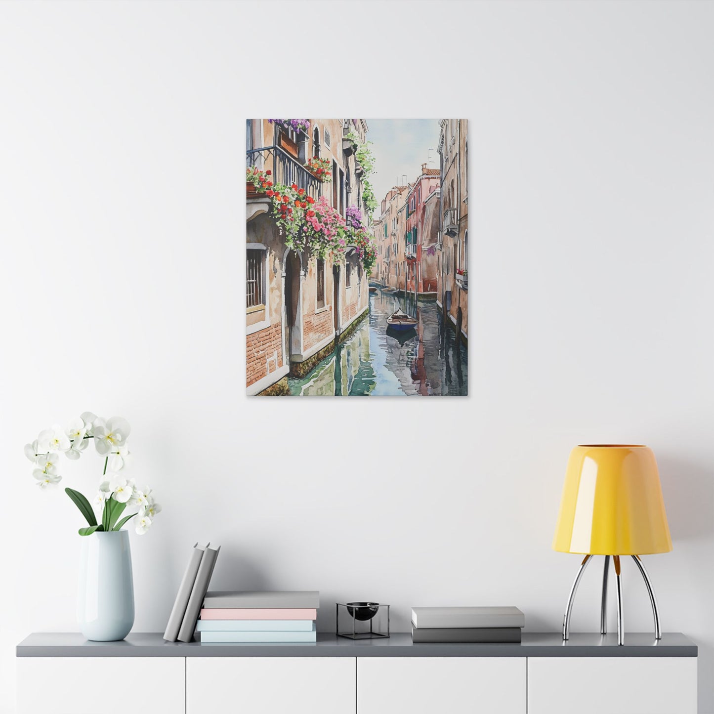 Venetian Backstreet Reflections Canvas