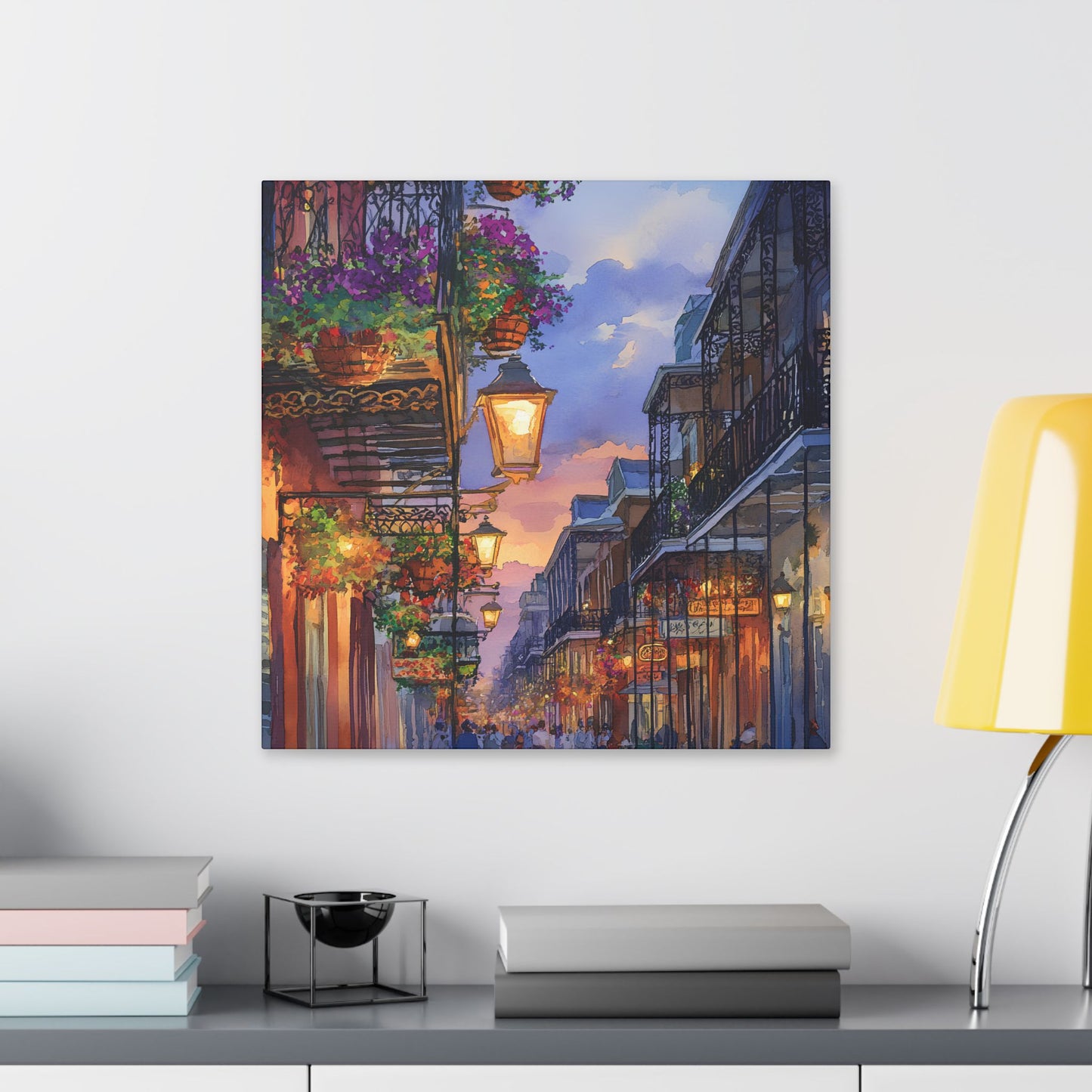 French Quarter at Dusk Canvas