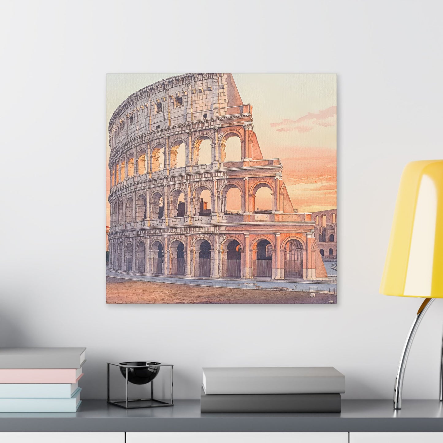 Colosseum at Sunrise Canvas