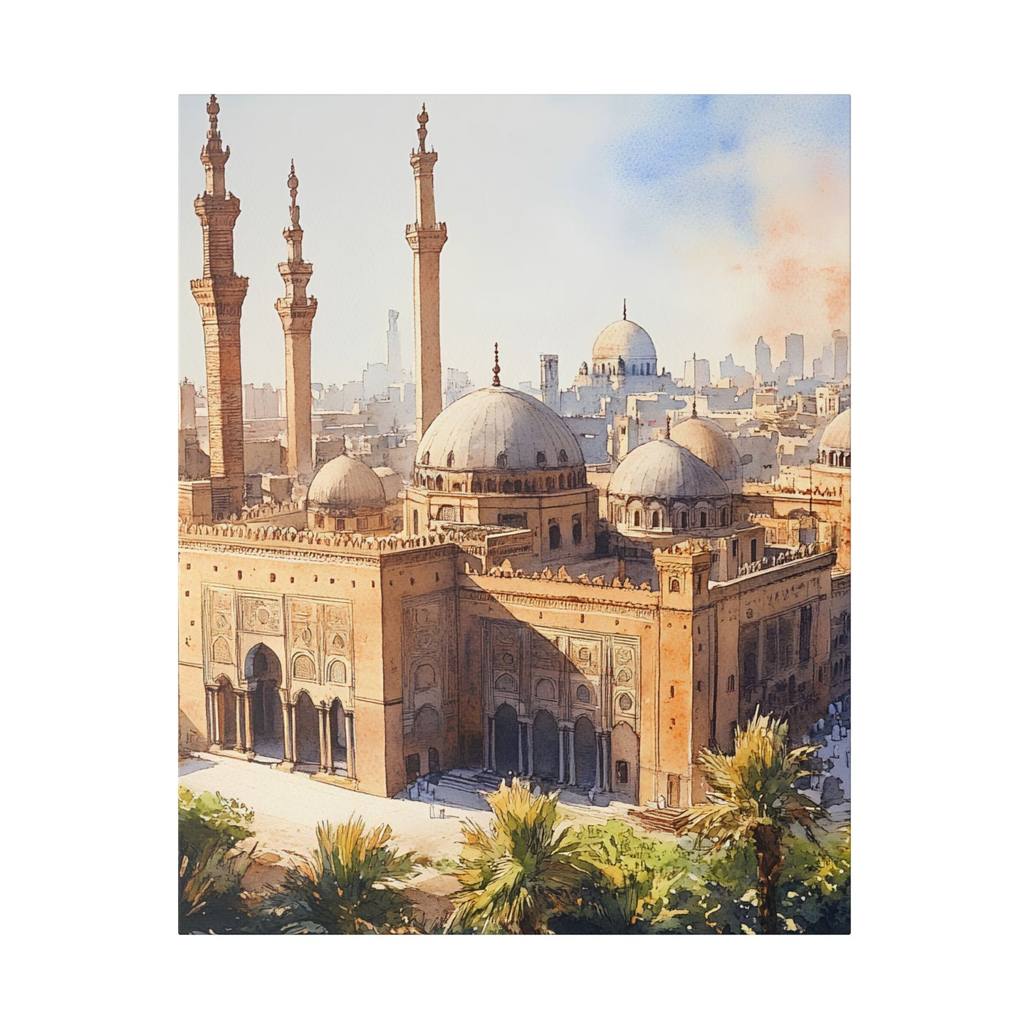 Cairo Citadel and Mosque of Muhammad Ali Canvas