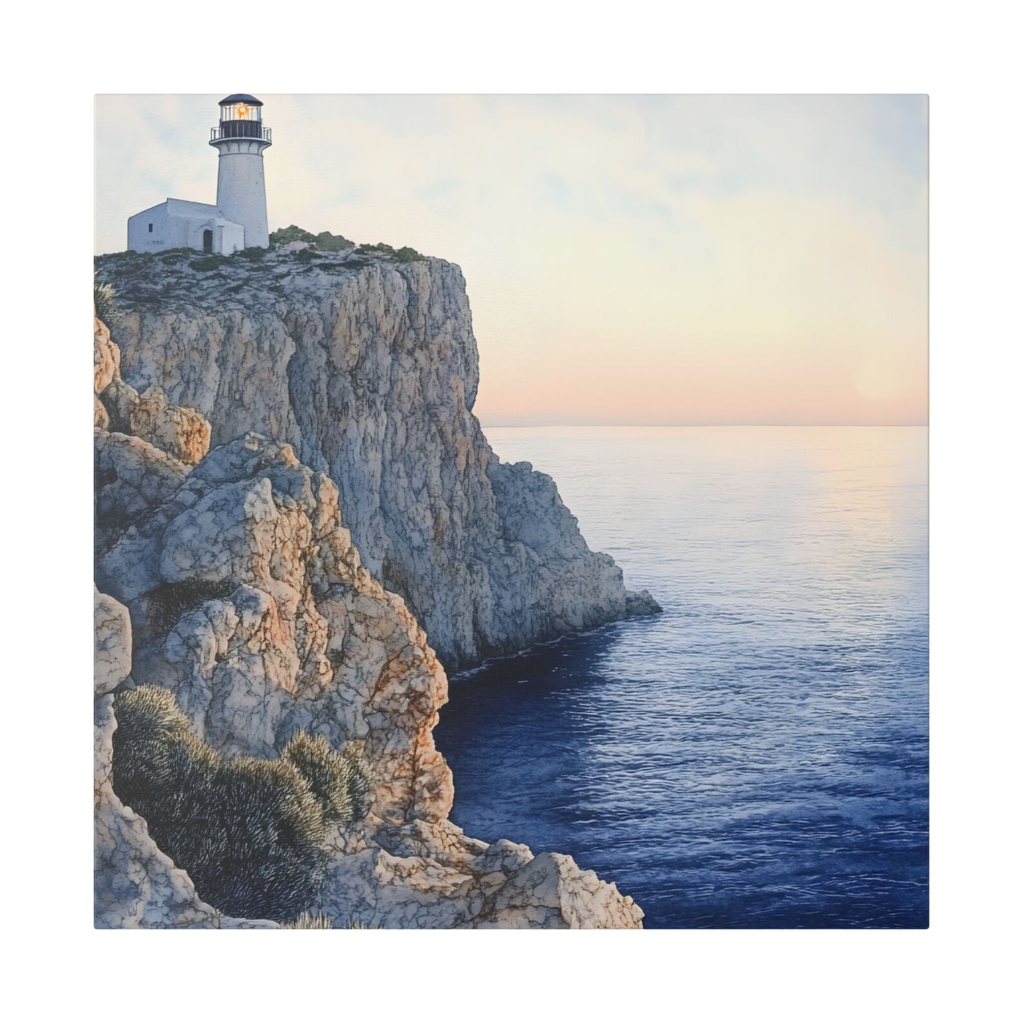 Formentor Lighthouse at Dawn Canvas