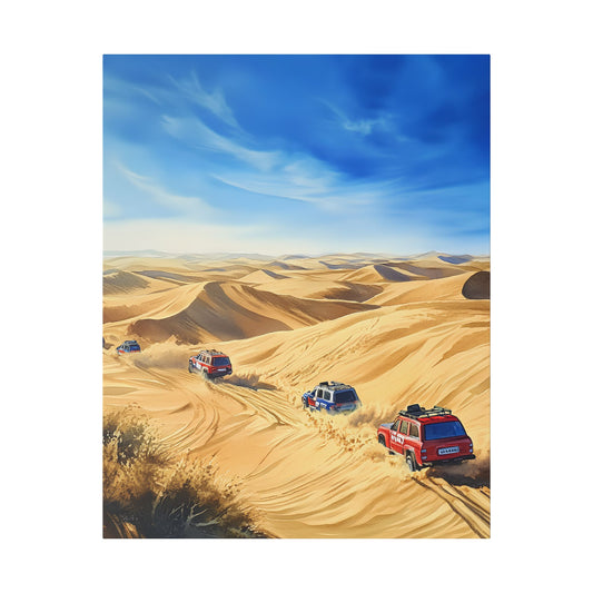 Desert Safari Adventure Canvas