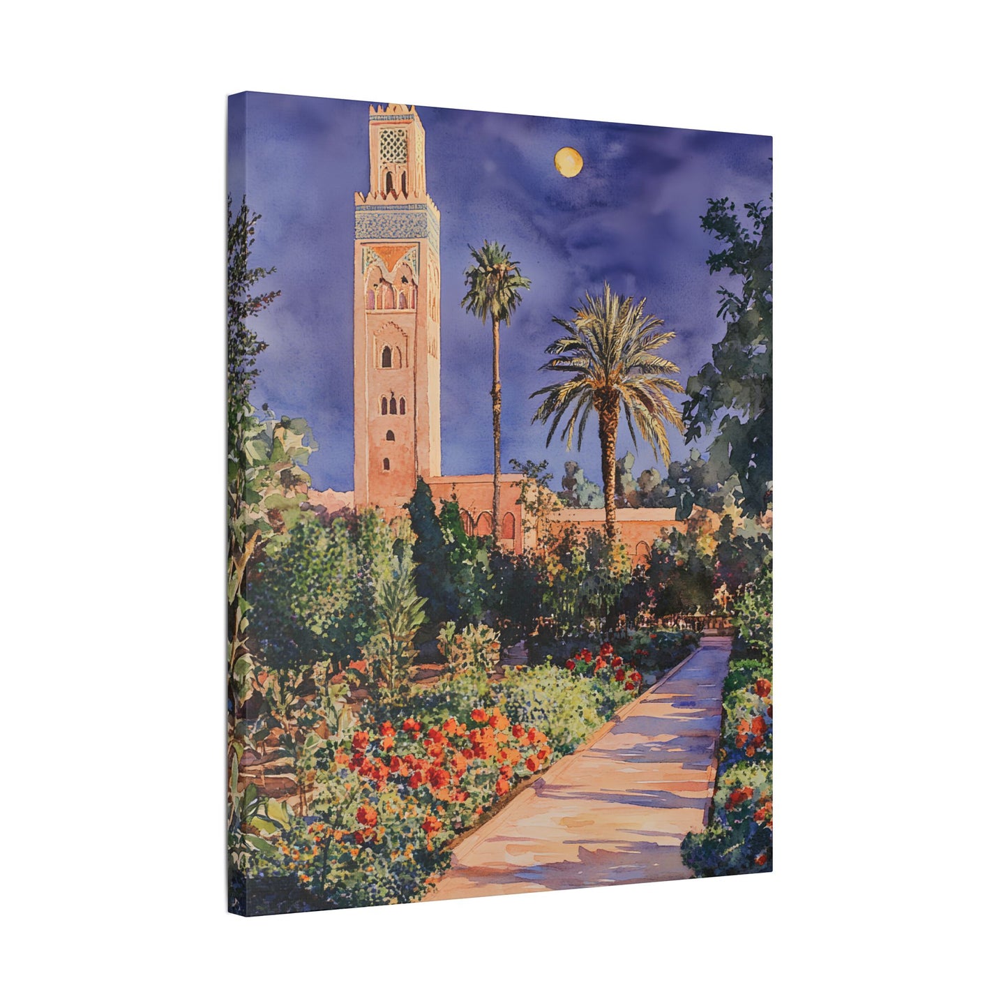 Koutoubia Mosque at Dusk Canvas