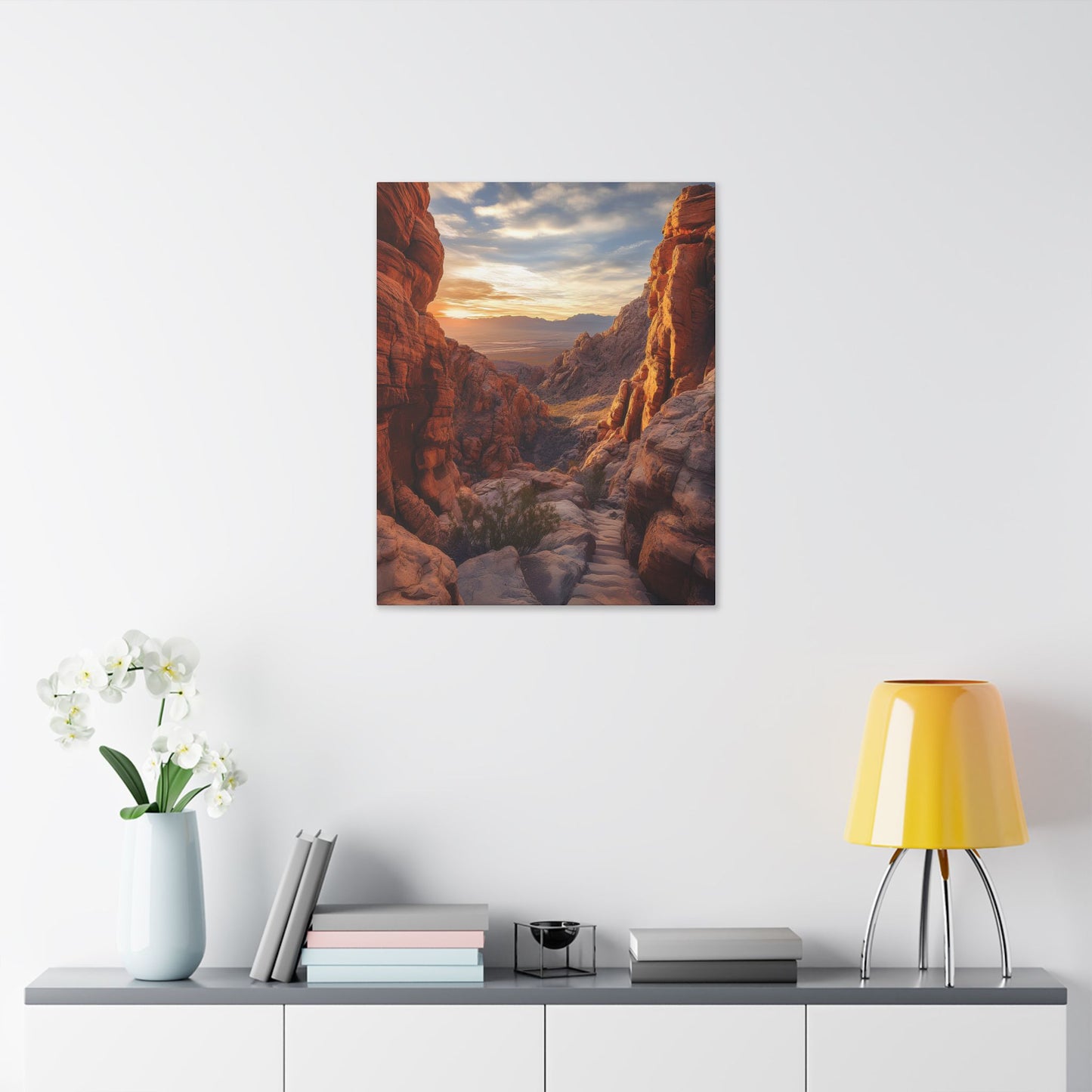 Red Rock Canyon Sunrise Canvas