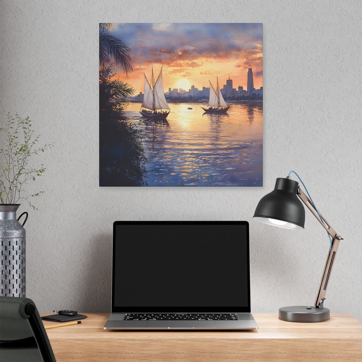 Nile River at Twilight Canvas