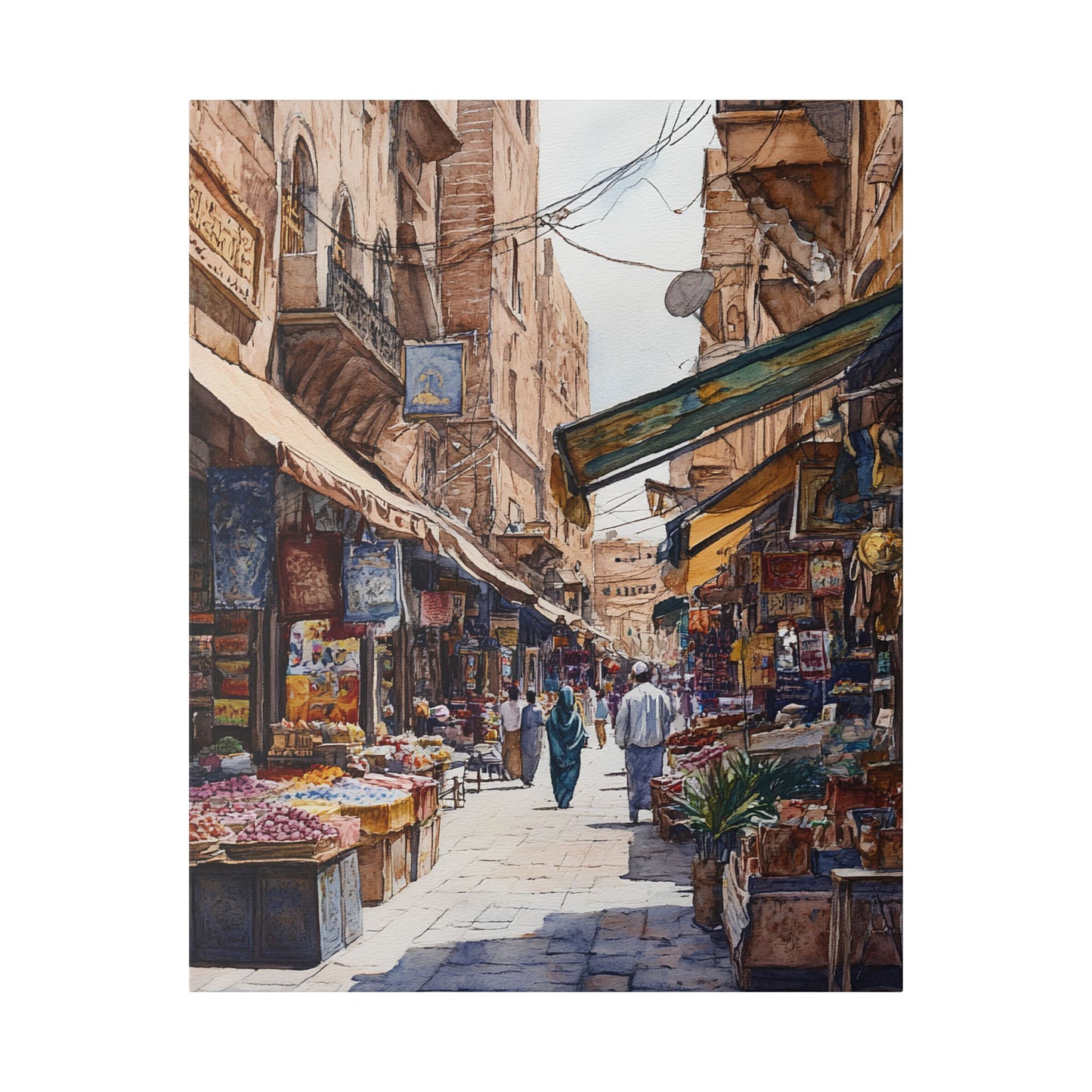 Khan el-Khalili Market Canvas