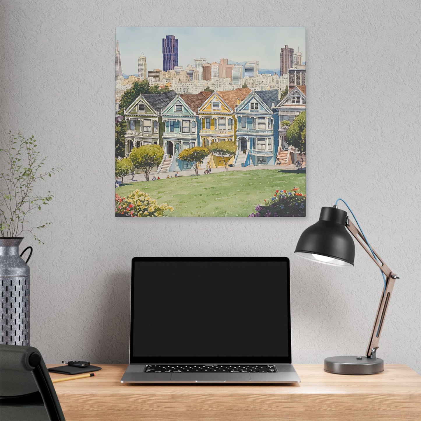 Painted Ladies at Alamo Square Canvas