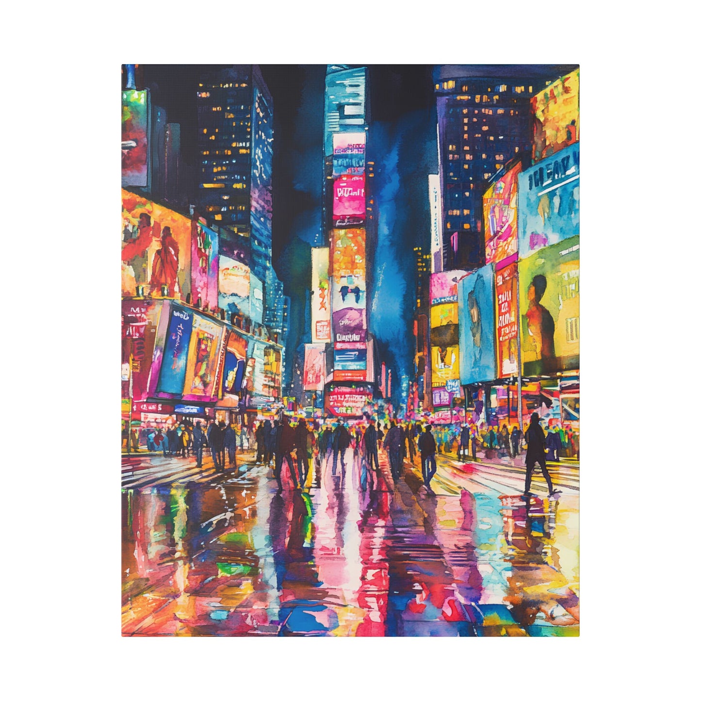 Times Square at Night Canvas