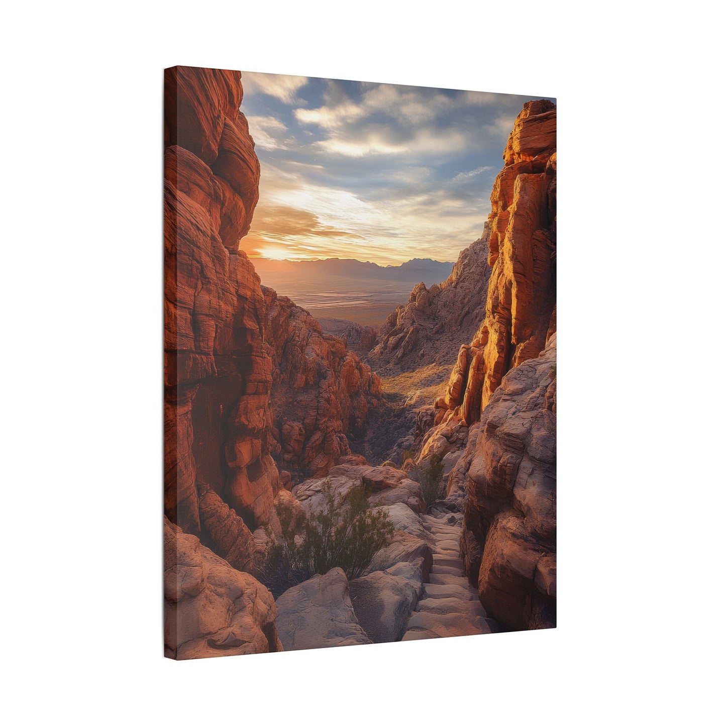 Red Rock Canyon Sunrise Canvas