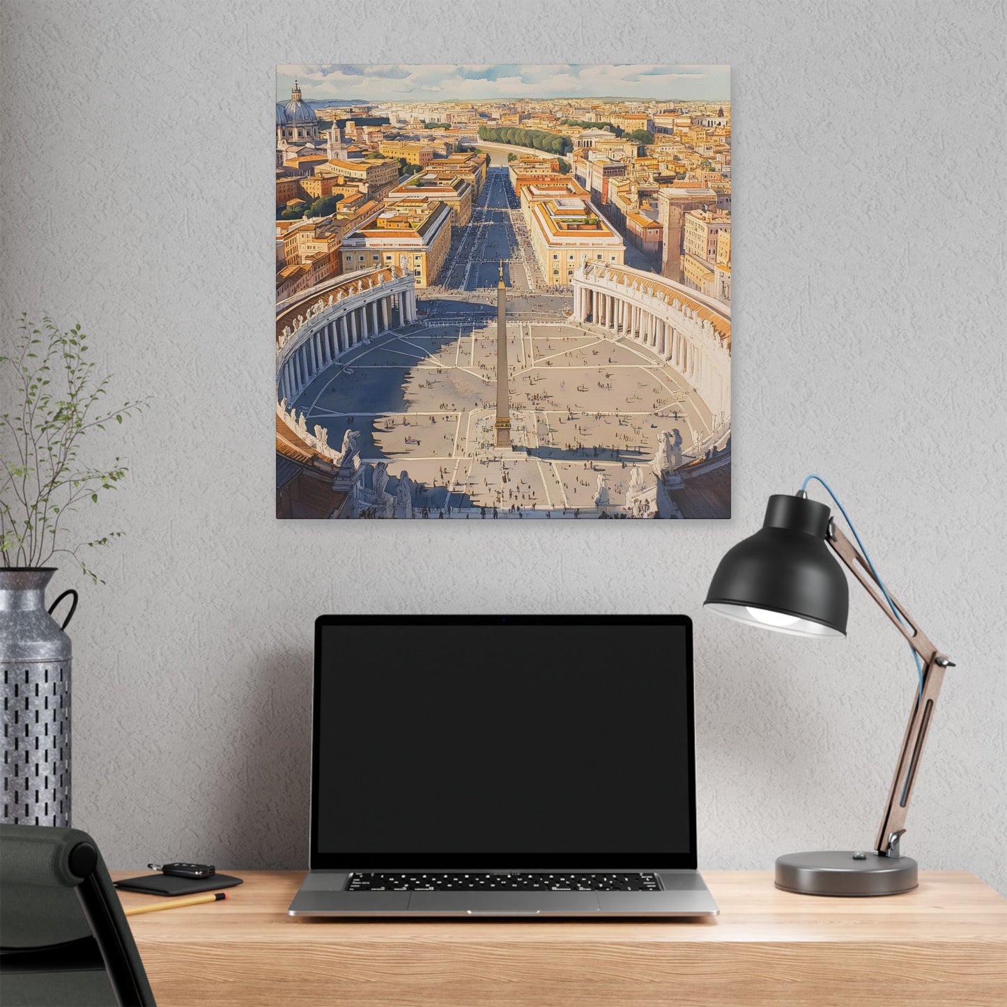 Vatican City from St. Peter’s Basilica Canvas