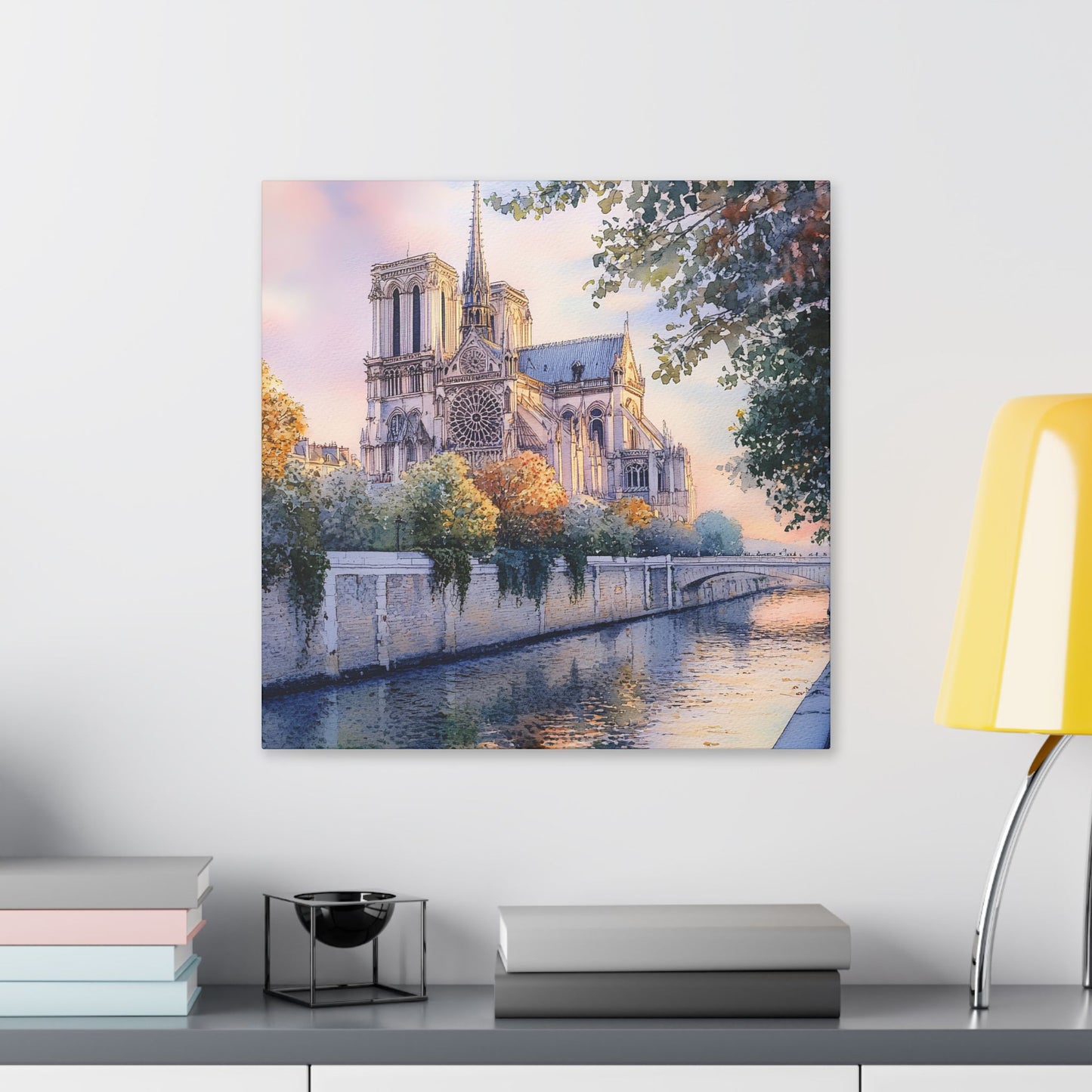 Notre-Dame at Dawn Canvas