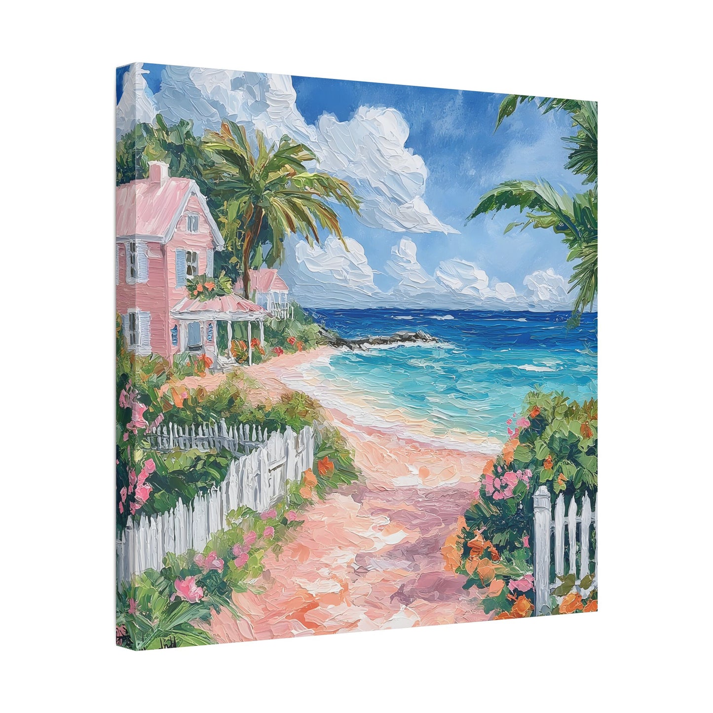 Harbour Island, Bahamas Canvas