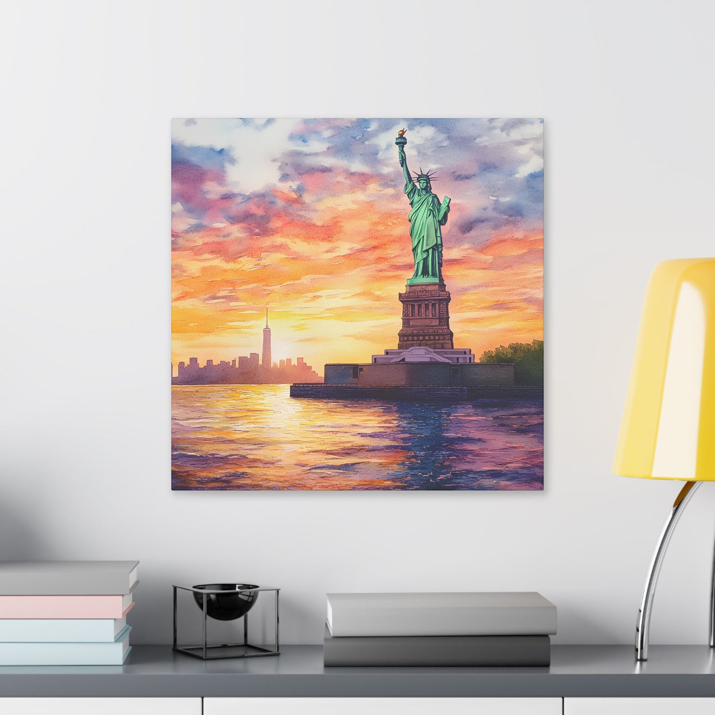 Statue of Liberty from the Harbor Canvas