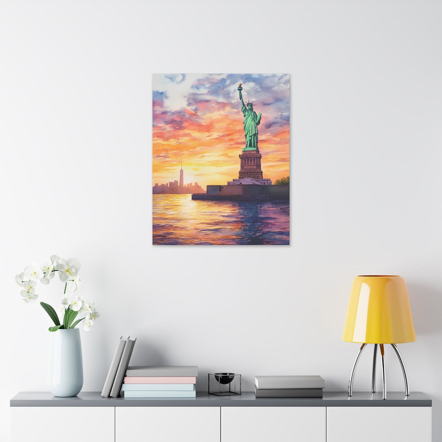 Statue of Liberty from the Harbor Canvas