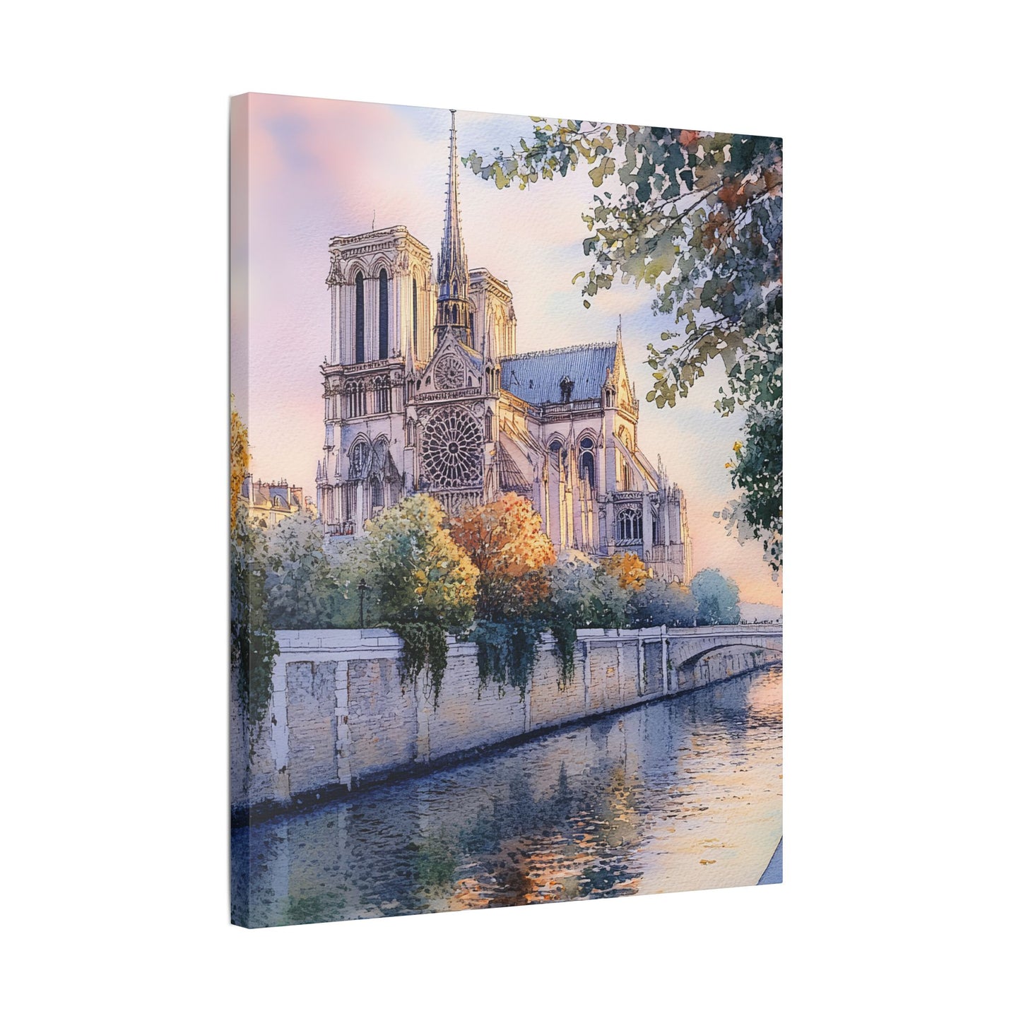 Notre-Dame at Dawn Canvas