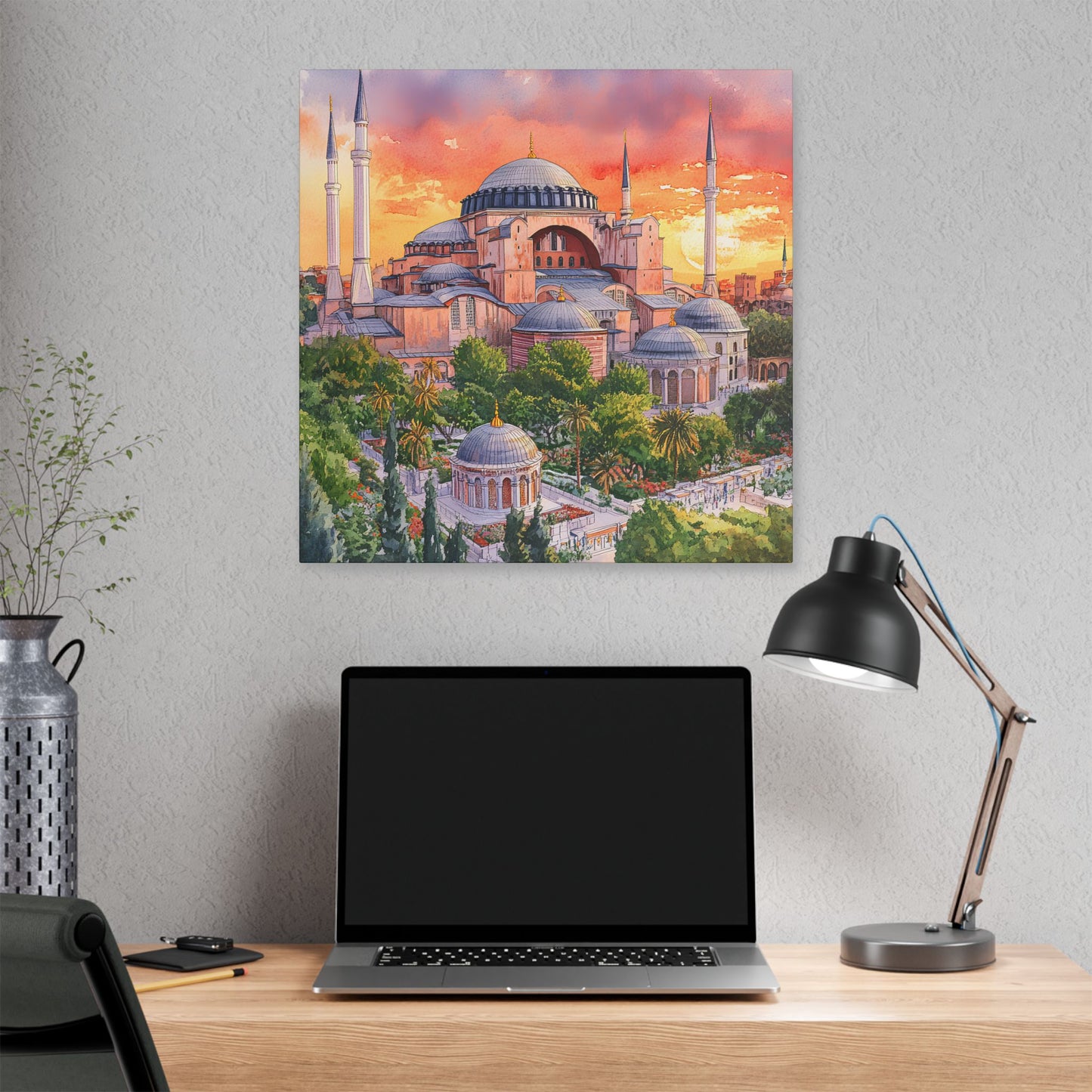 Hagia Sophia at Sunset Canvas