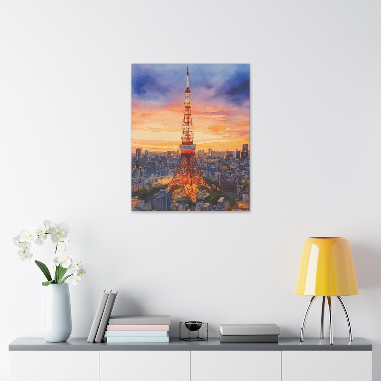 Tokyo Tower at Sunset Canvas