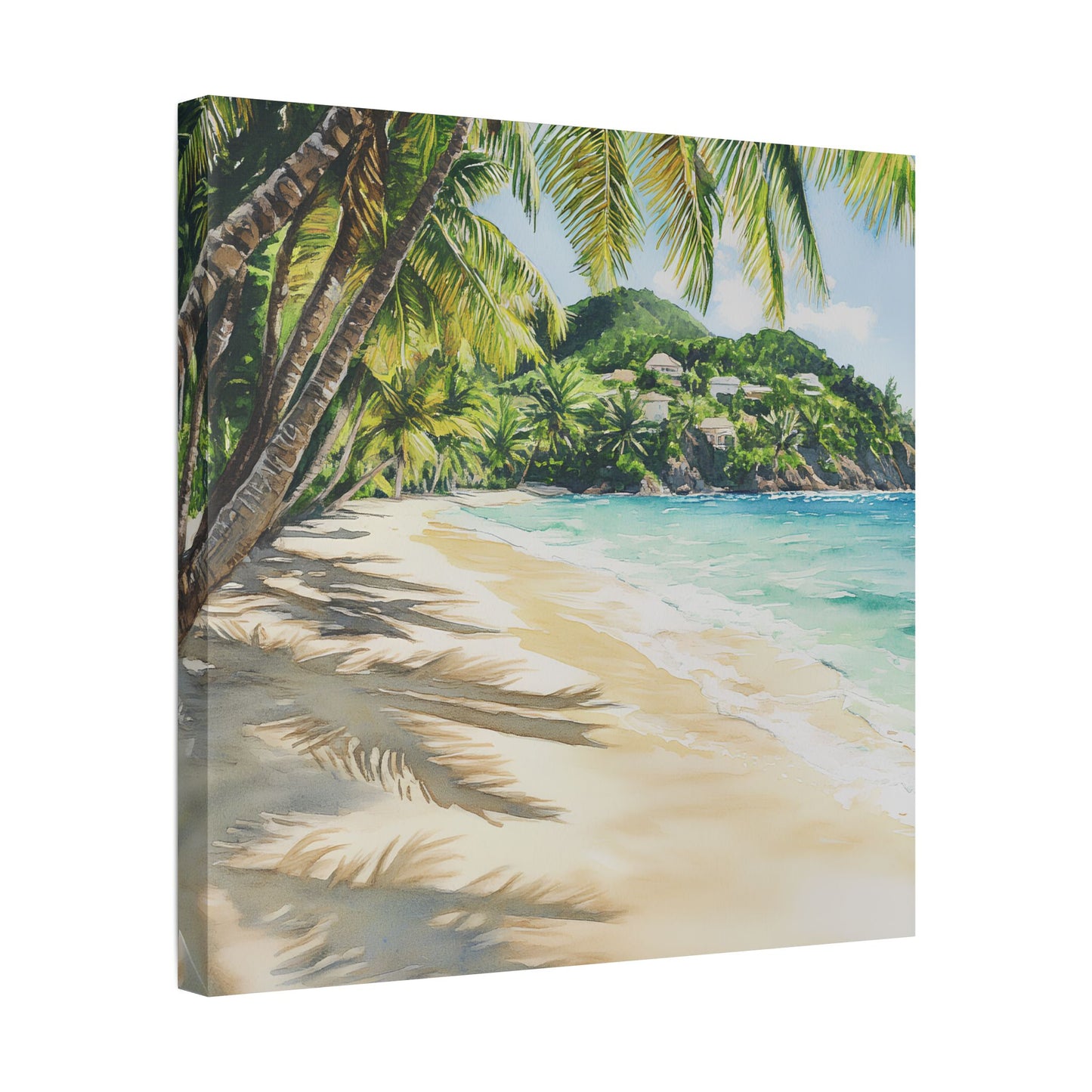 St Barth Anse de Grande Saline Serenity Canvas