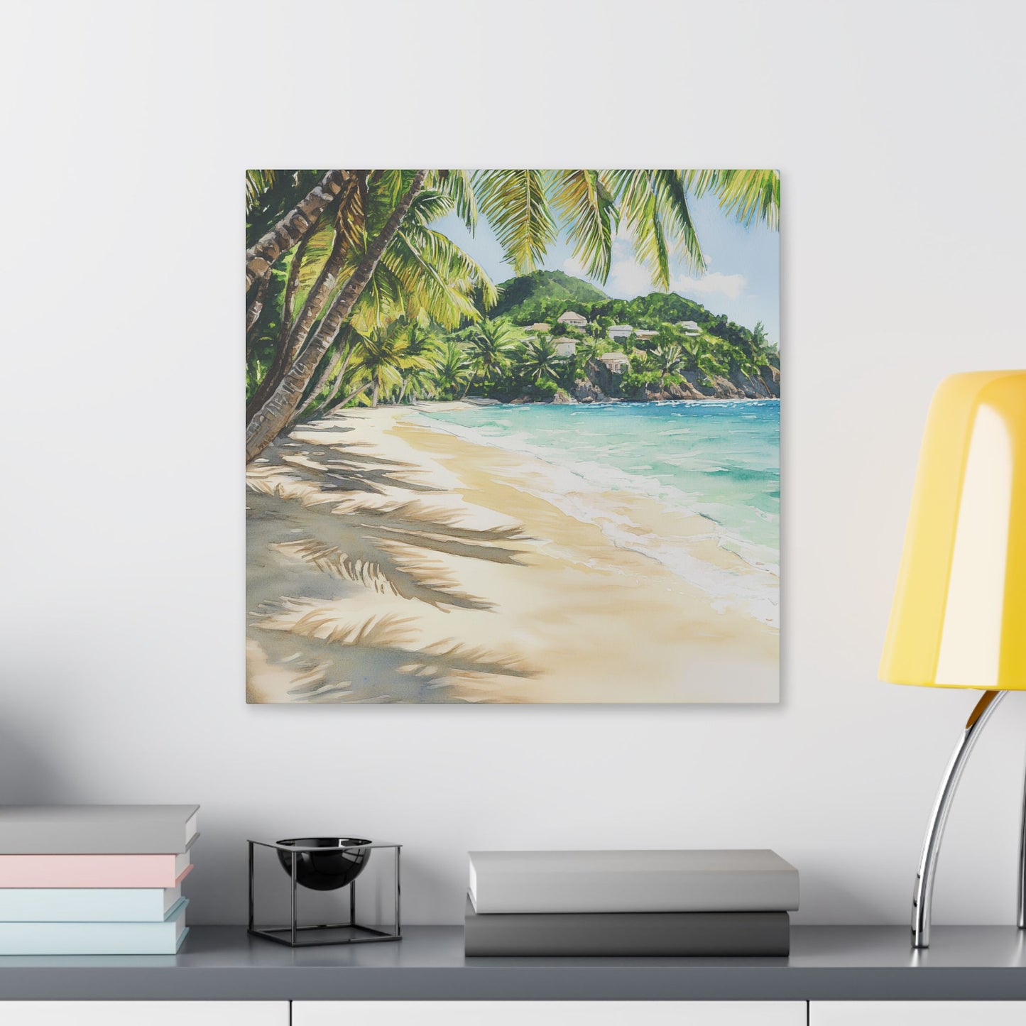 St Barth Anse de Grande Saline Serenity Canvas