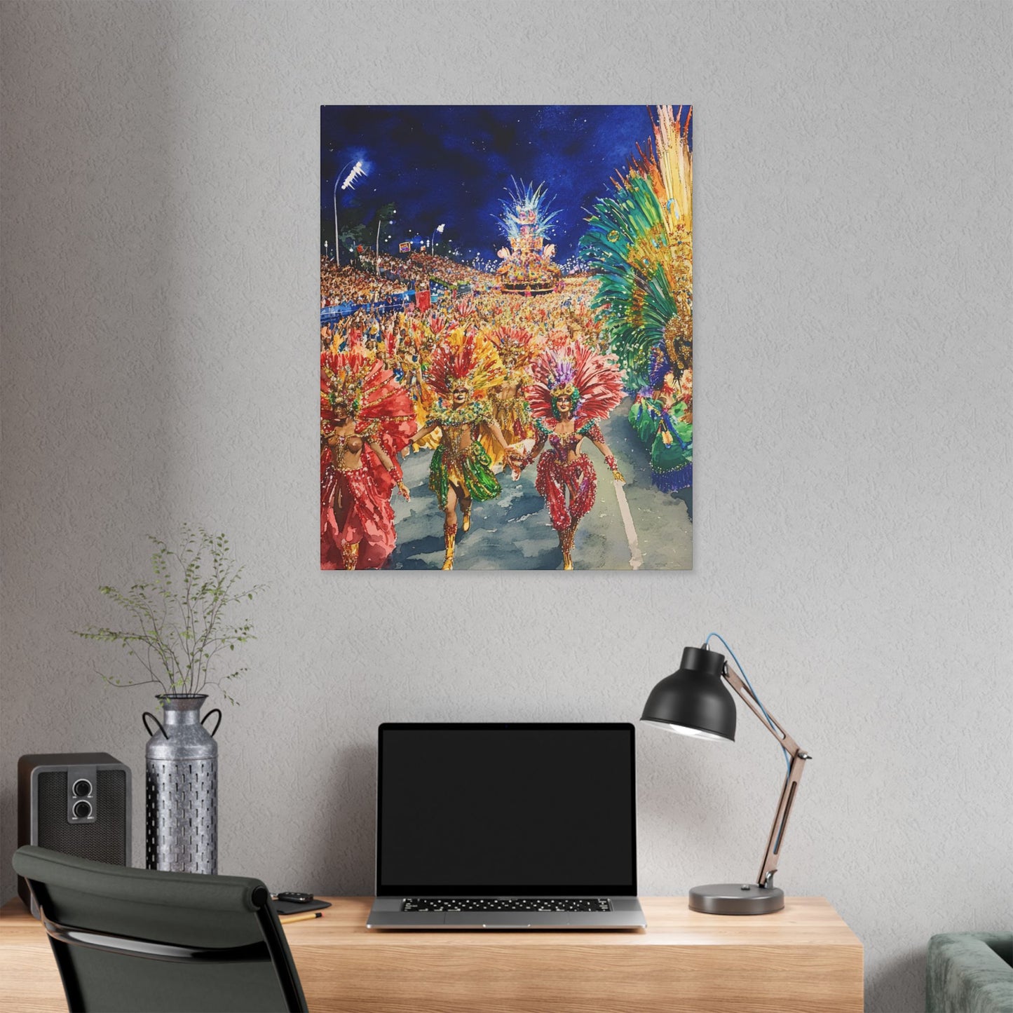 Carnival Parade on Sambadrome Canvas