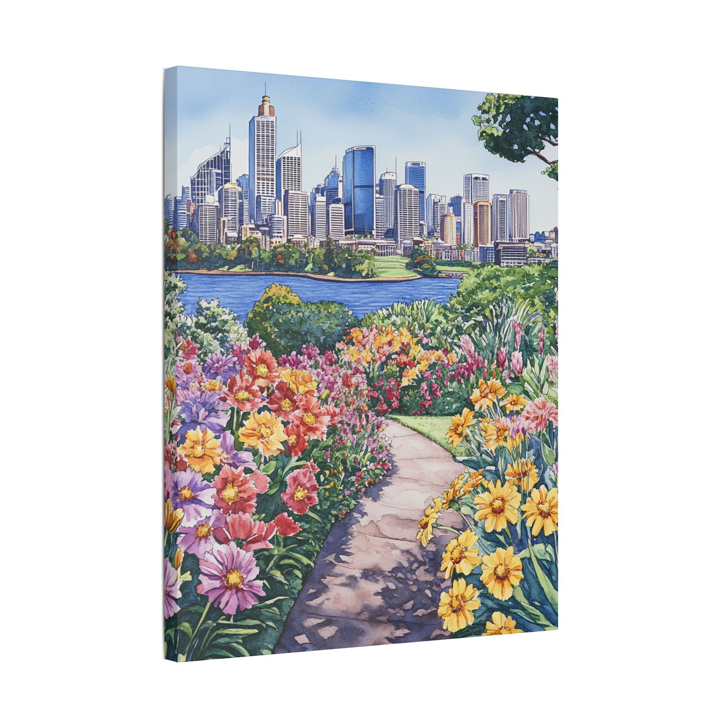 Royal Botanic Garden in Spring Canvas