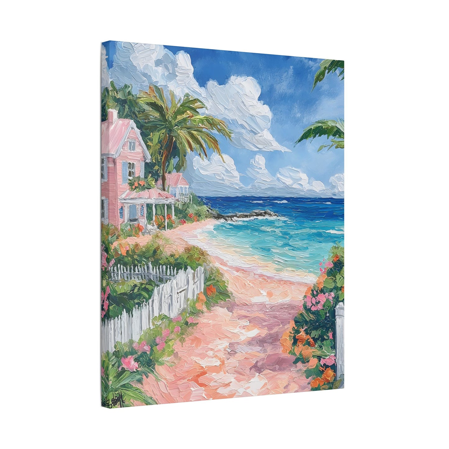 Harbour Island, Bahamas Canvas