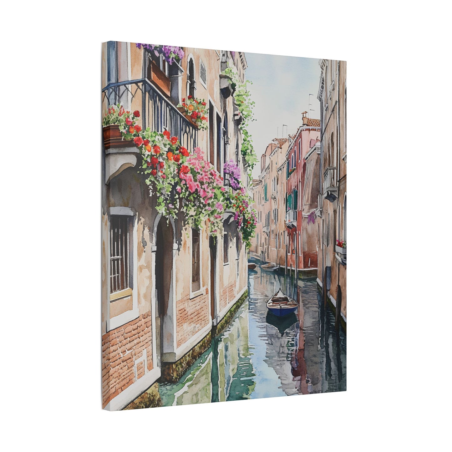 Venetian Backstreet Reflections Canvas