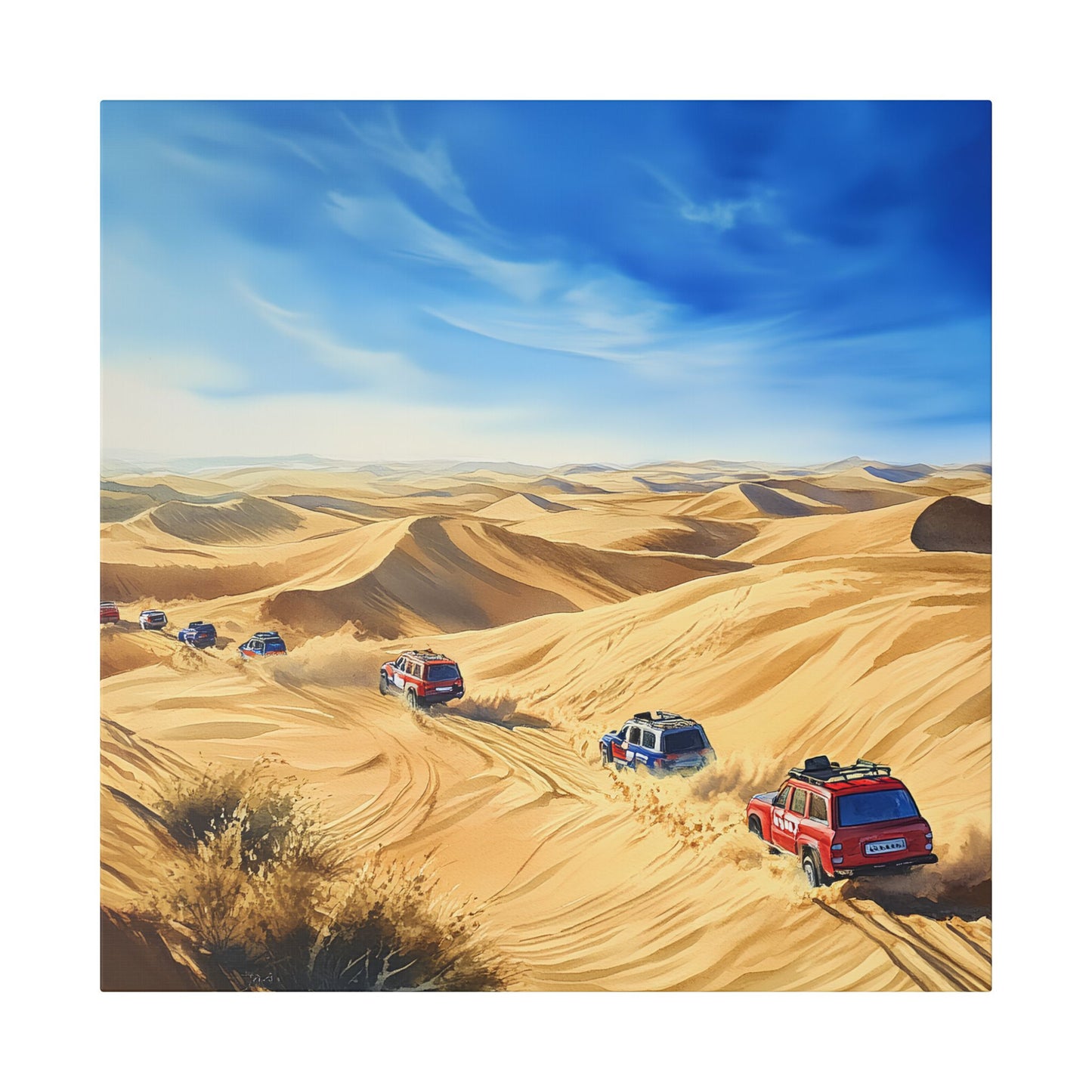 Desert Safari Adventure Canvas