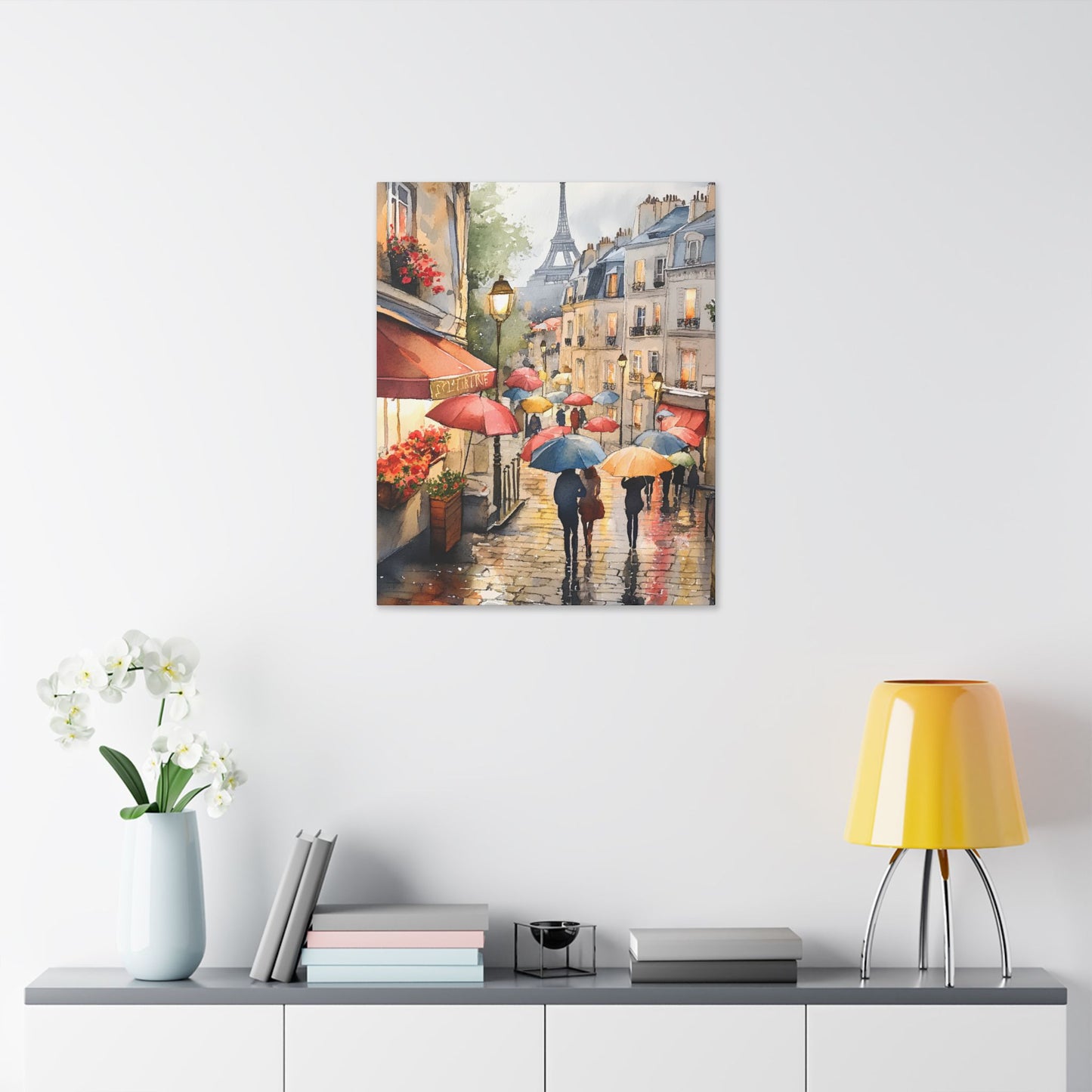 Montmartre in the Rain Canvas