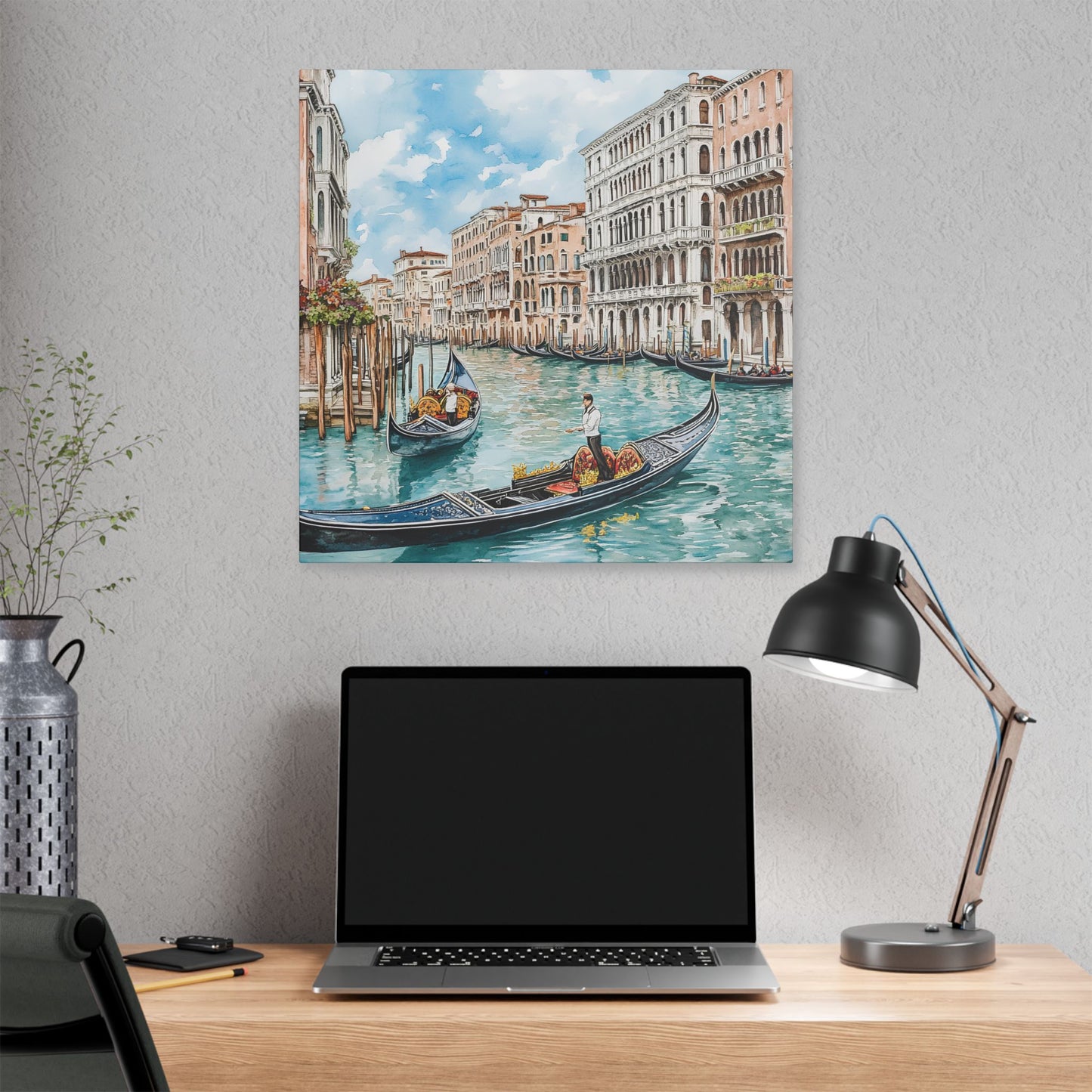 Gondolas on the Grand Canal Canvas