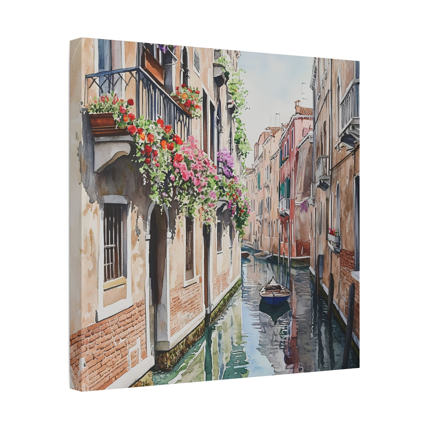 Venetian Backstreet Reflections Canvas