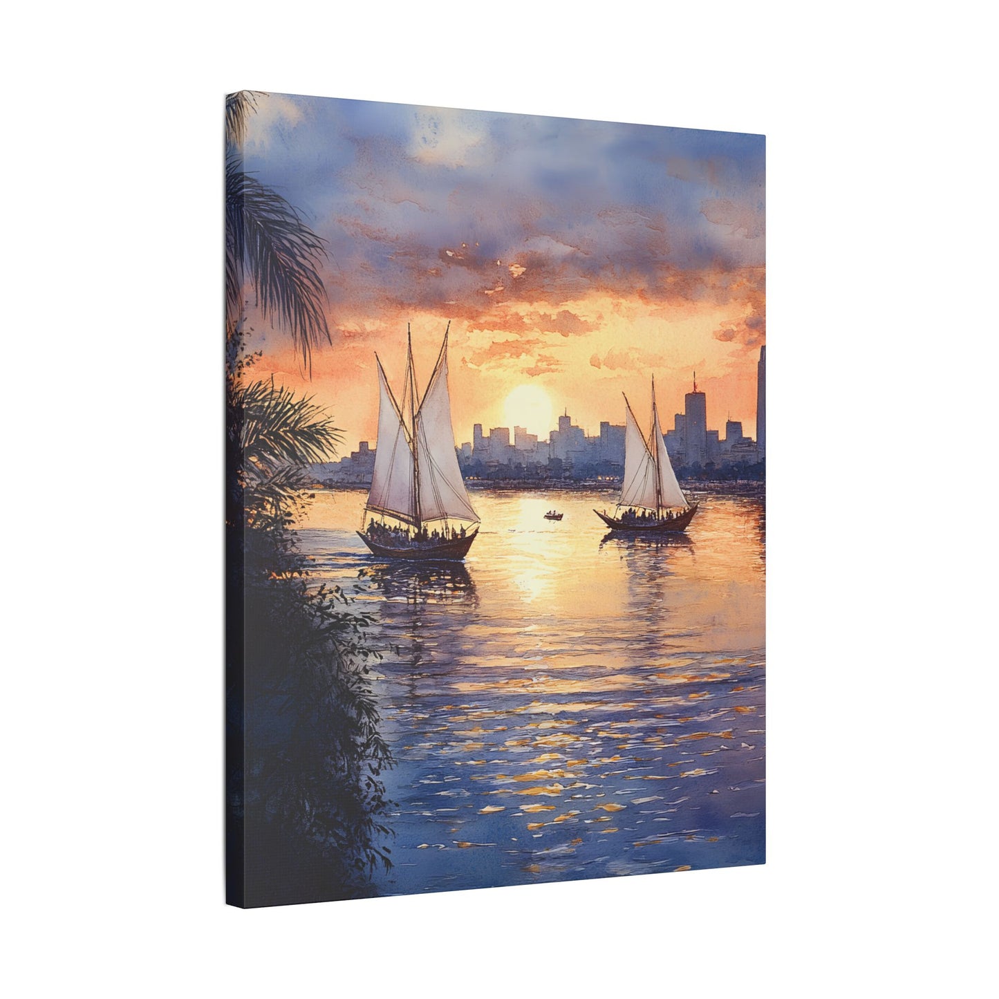 Nile River at Twilight Canvas