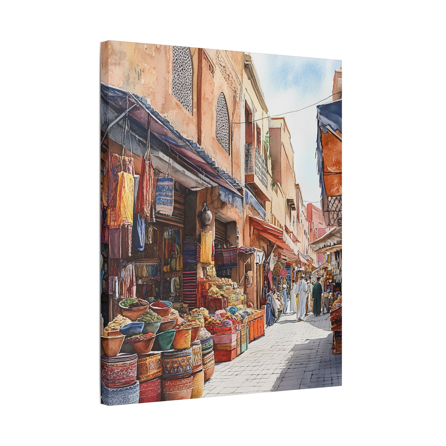 Medina Streets in the Morning Canvas