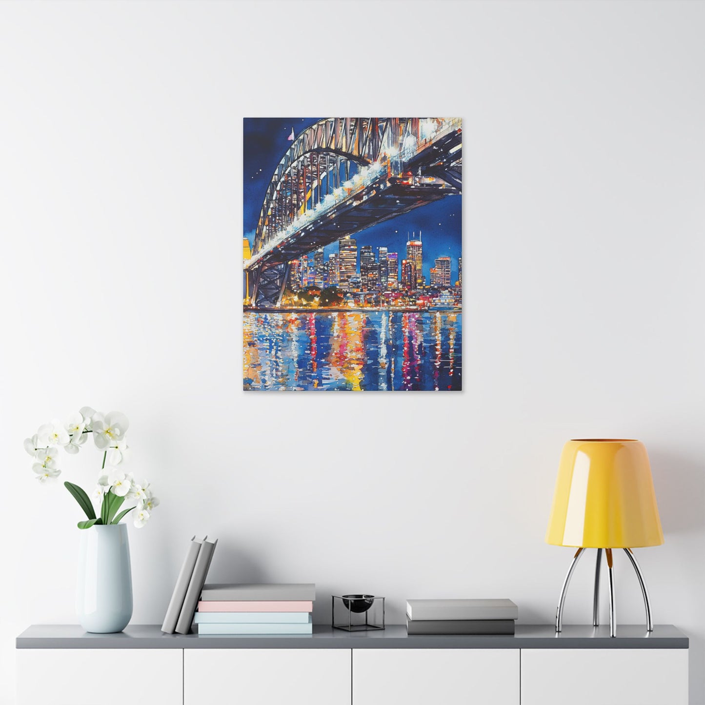 Sydney Harbour Bridge by Night Canvas