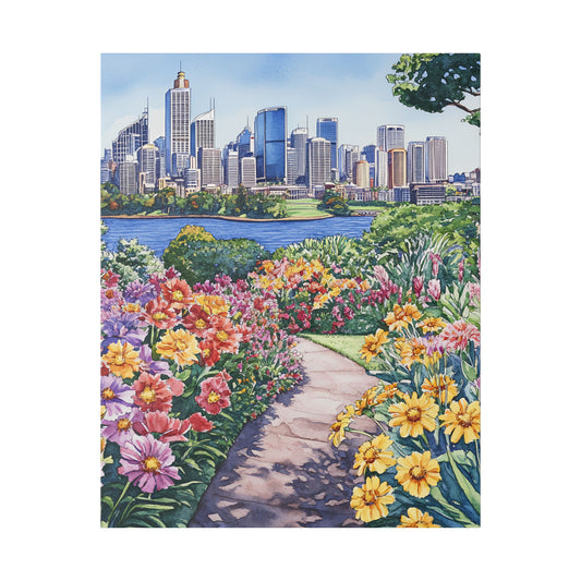 Royal Botanic Garden in Spring Canvas