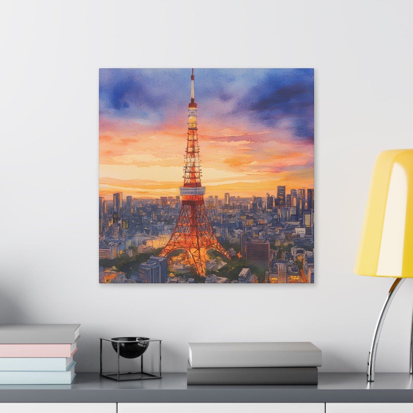 Tokyo Tower at Sunset Canvas