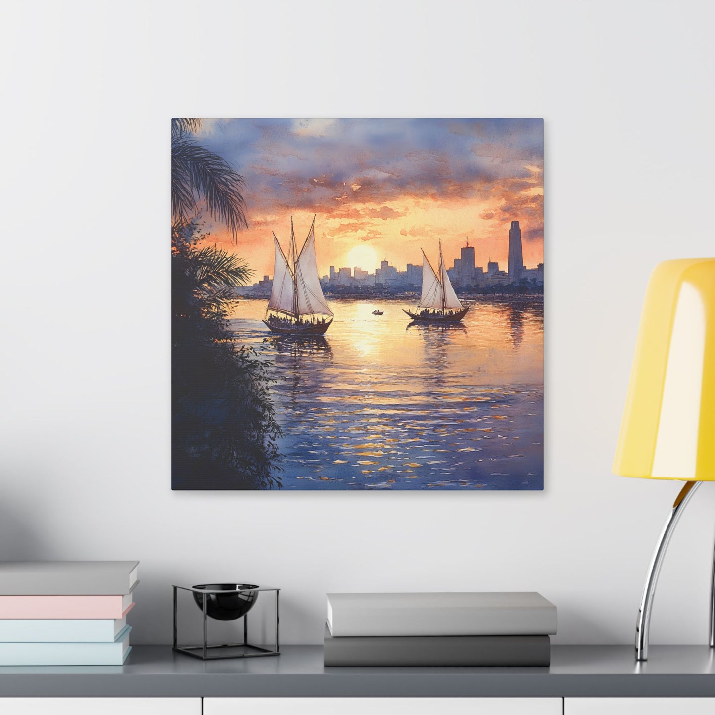 Nile River at Twilight Canvas