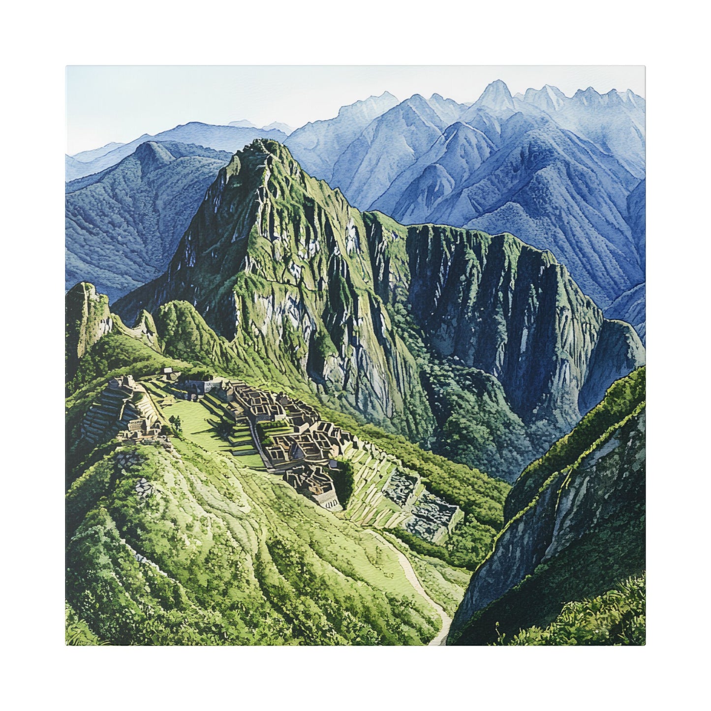 Huayna Picchu Hike Canvas