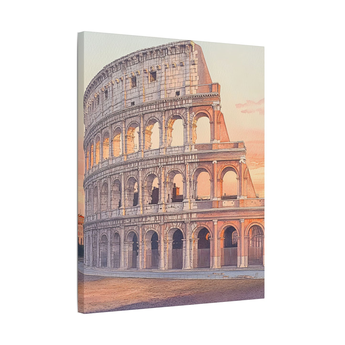 Colosseum at Sunrise Canvas