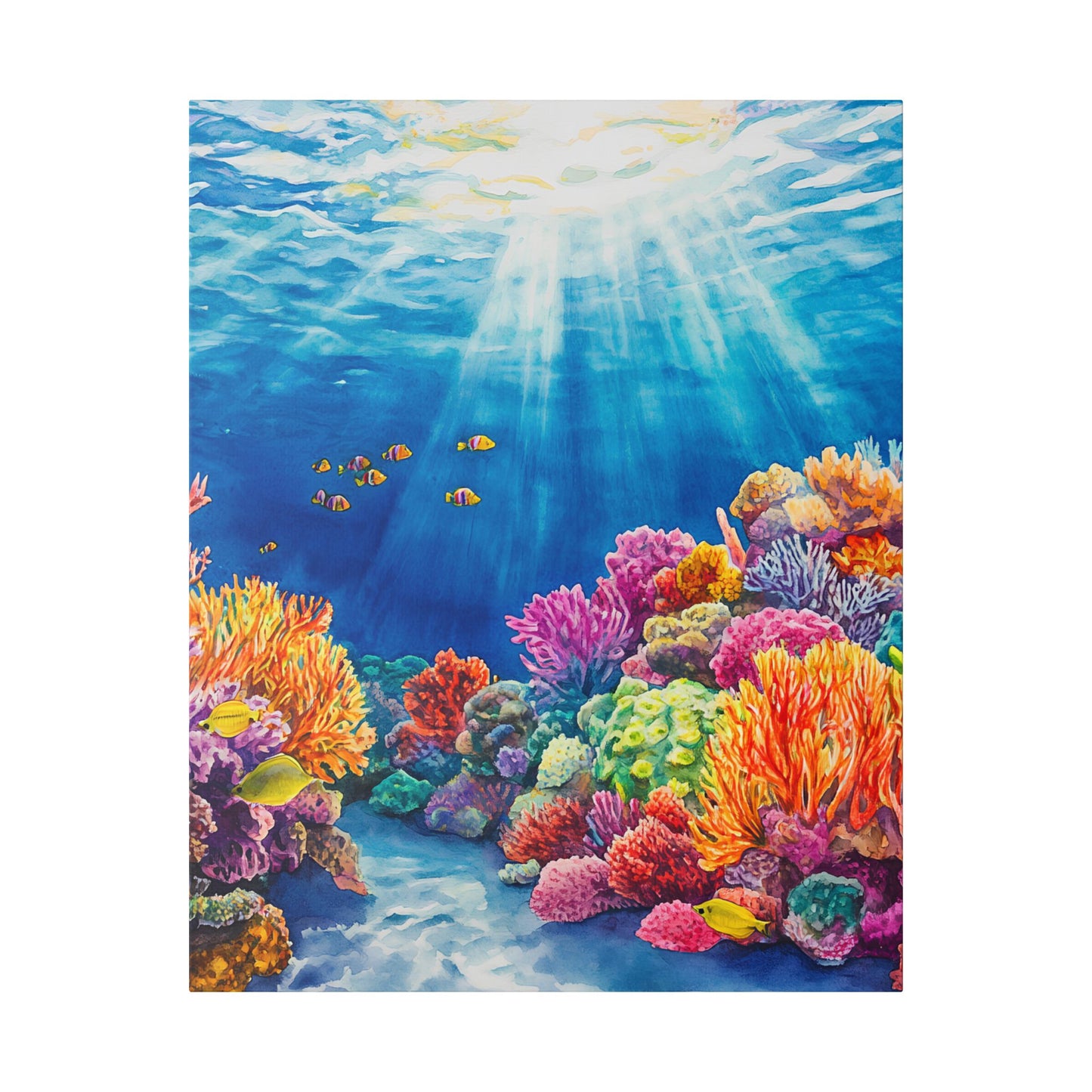 Coral Wonderland Underwater Canvas