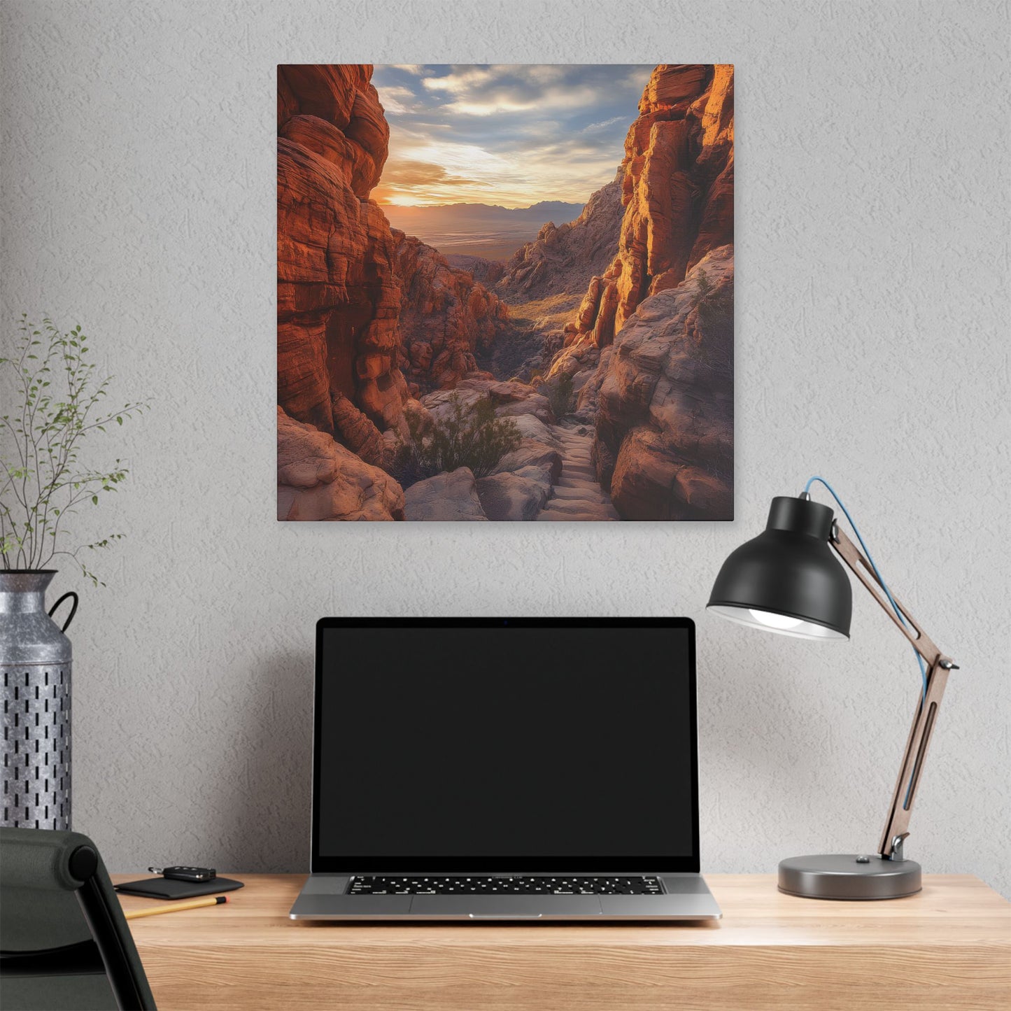 Red Rock Canyon Sunrise Canvas