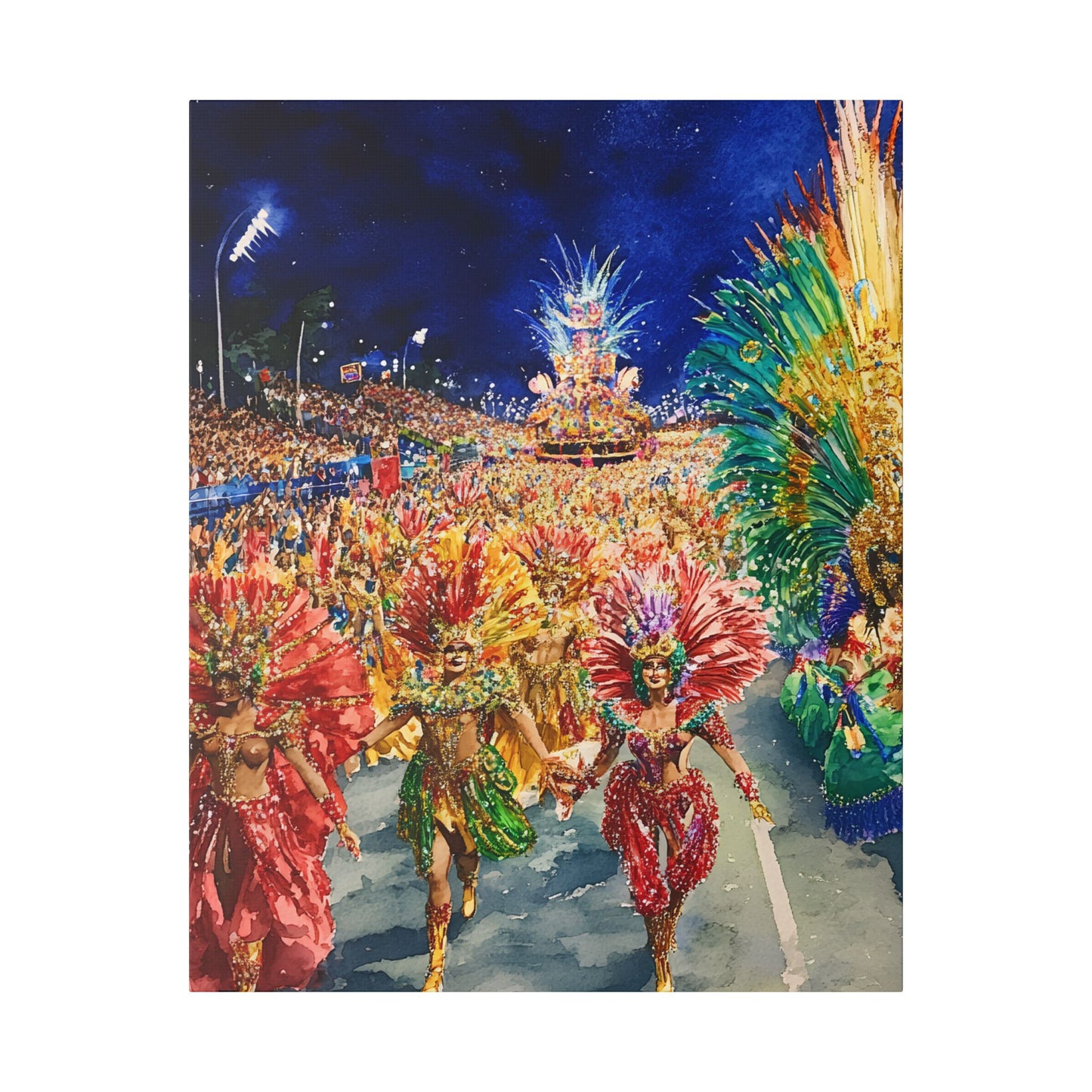 Carnival Parade on Sambadrome Canvas