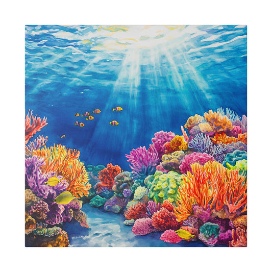 Coral Wonderland Underwater Canvas