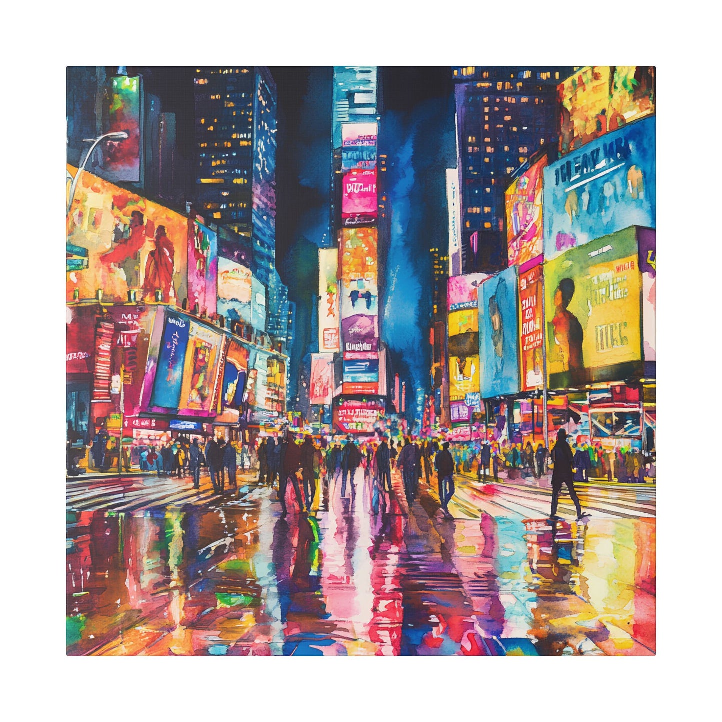 Times Square at Night Canvas