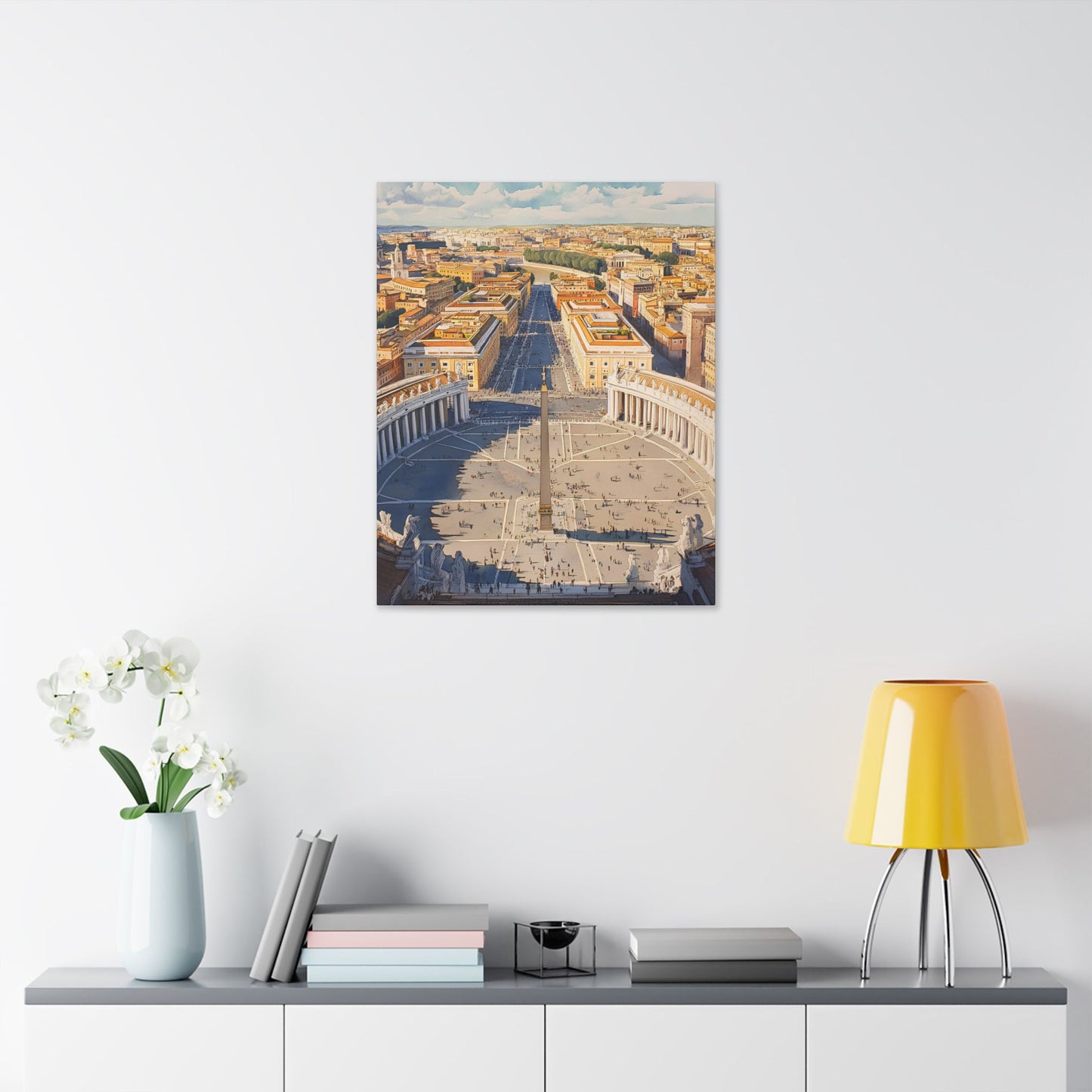 Vatican City from St. Peter’s Basilica Canvas