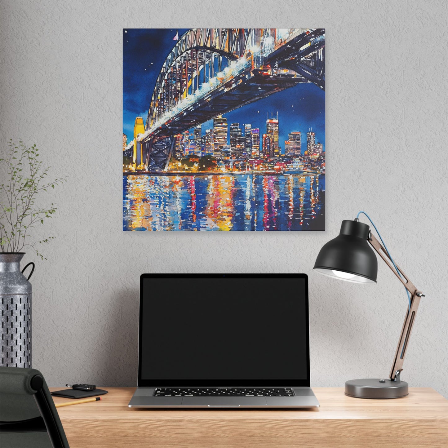 Sydney Harbour Bridge by Night Canvas